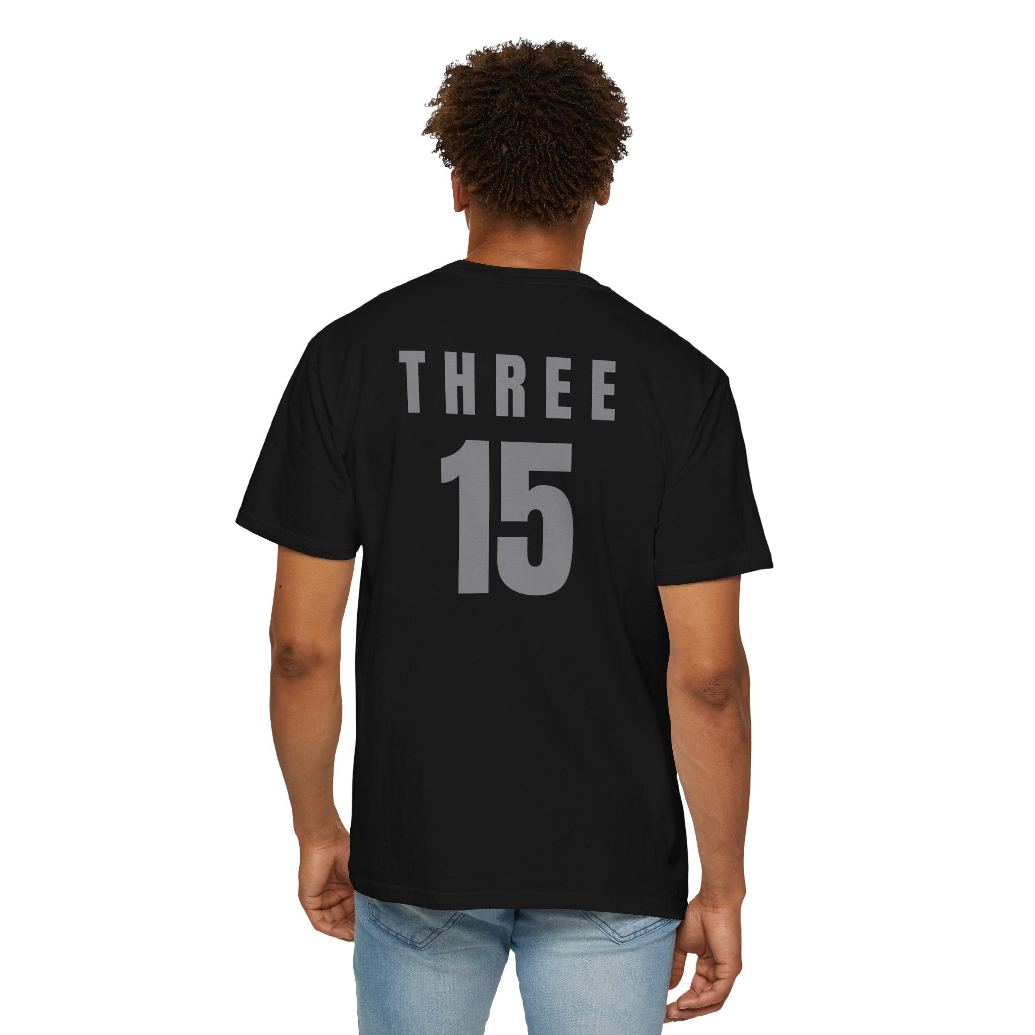 1 - Three 15 Multi Colors Front and Back Graphic T-Shirt