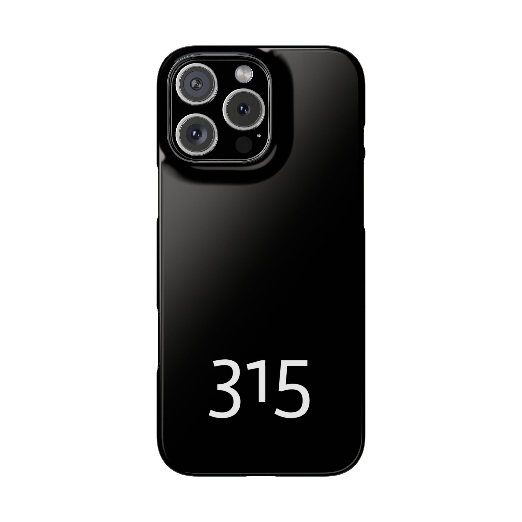 36 - Phone case 315 Slim Phone Case — Motivational Black Protective Cover