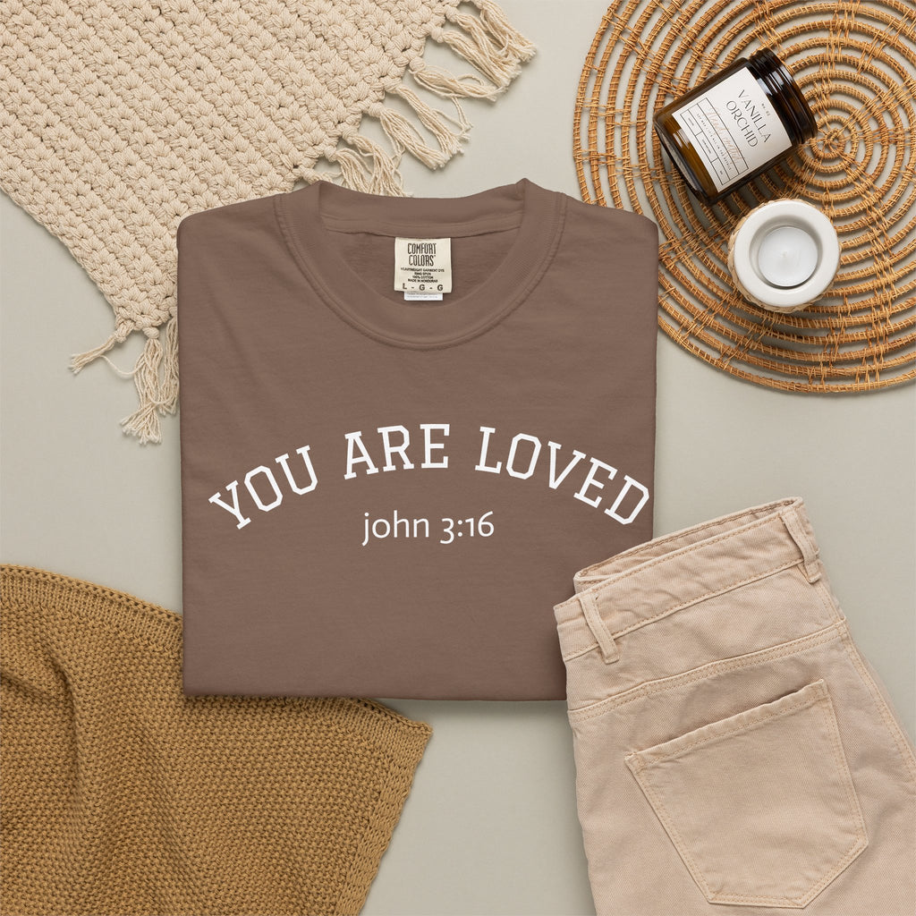 01 - You are Loved John 3:16 Multi Colors T-Shirt