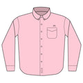14 - Dress Shirt - Multi Color Embroidered Long Sleeve Shirt for Custom Style