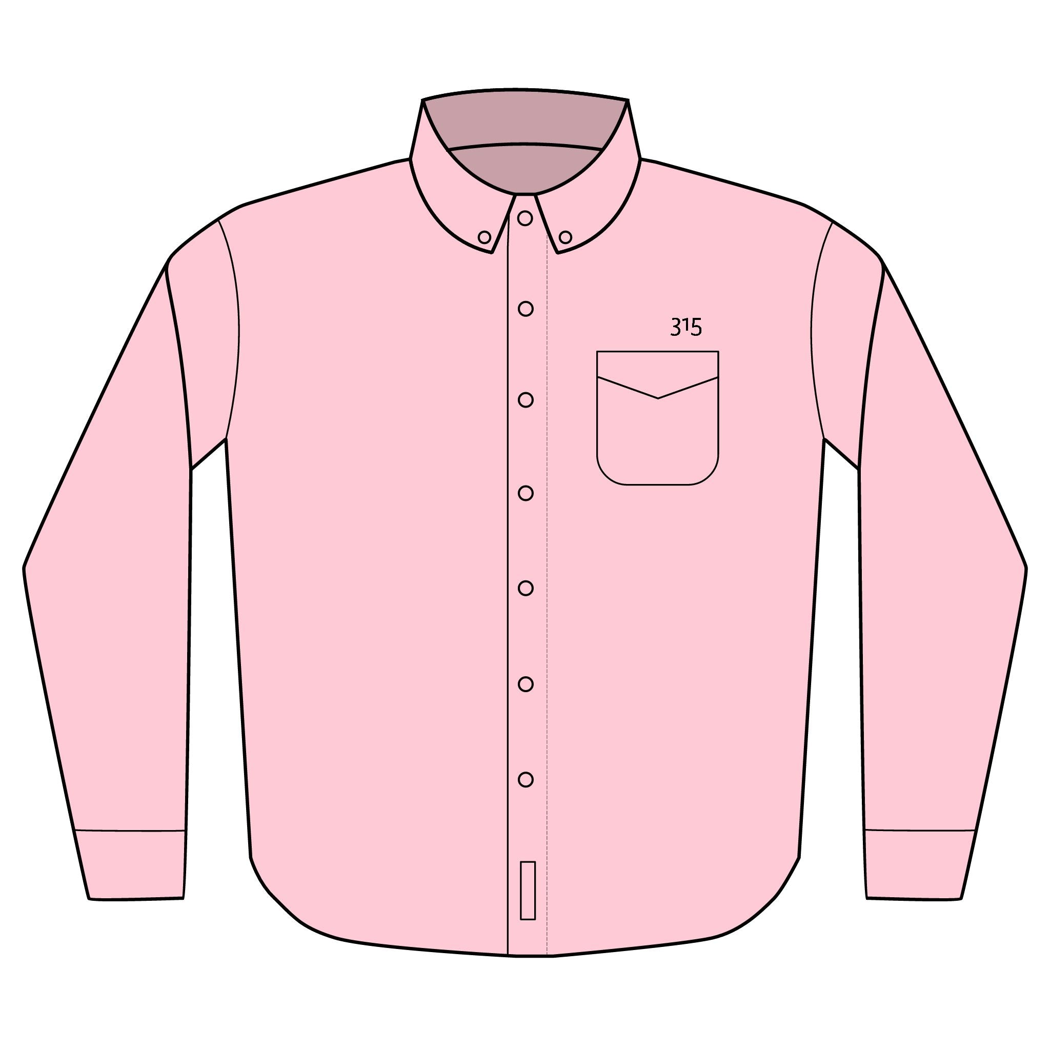 14 - Dress Shirt - Multi Color Embroidered Long Sleeve Shirt for Custom Style