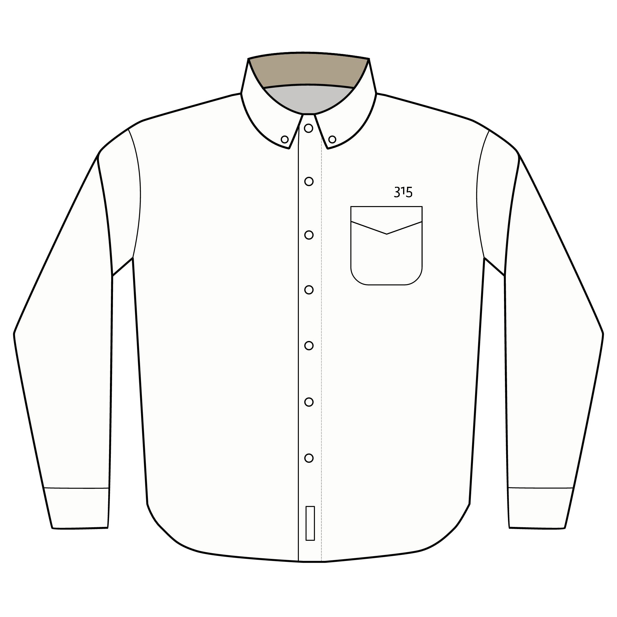 14 - Dress Shirt - Multi Color Embroidered Long Sleeve Shirt for Custom Style