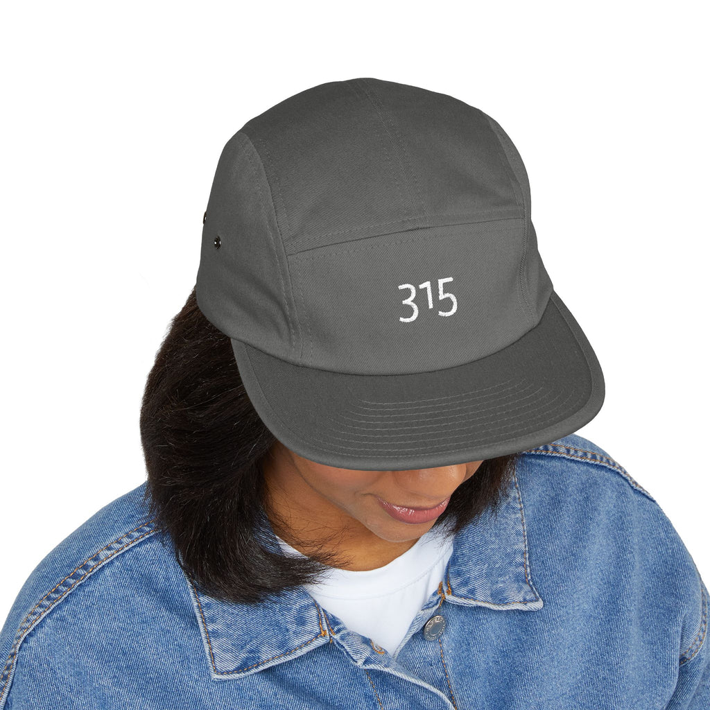 Embroidered 5 Panel Cap - Casual Streetwear with Unique Design (315)