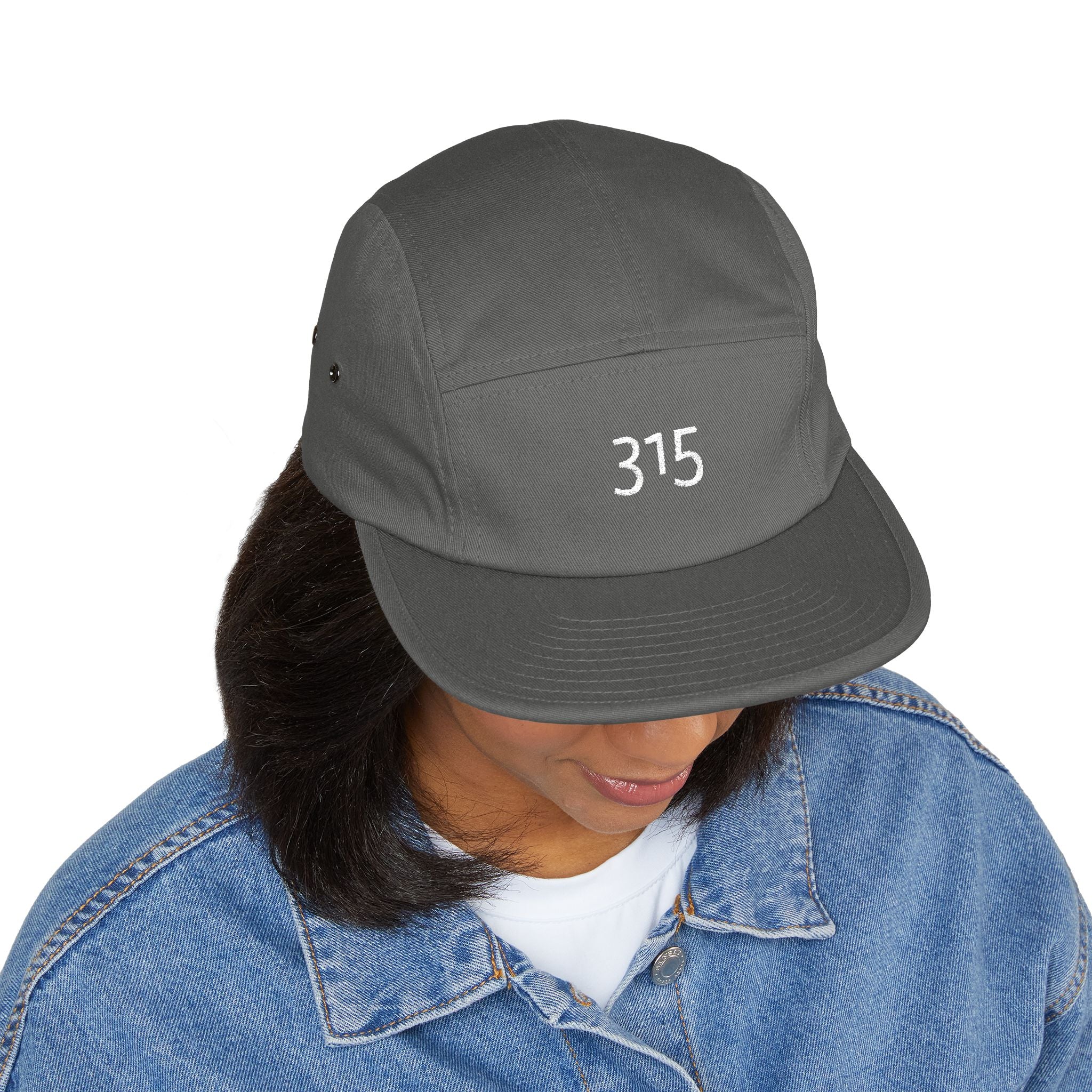 Embroidered 5 Panel Cap - Casual Streetwear with Unique Design (315)