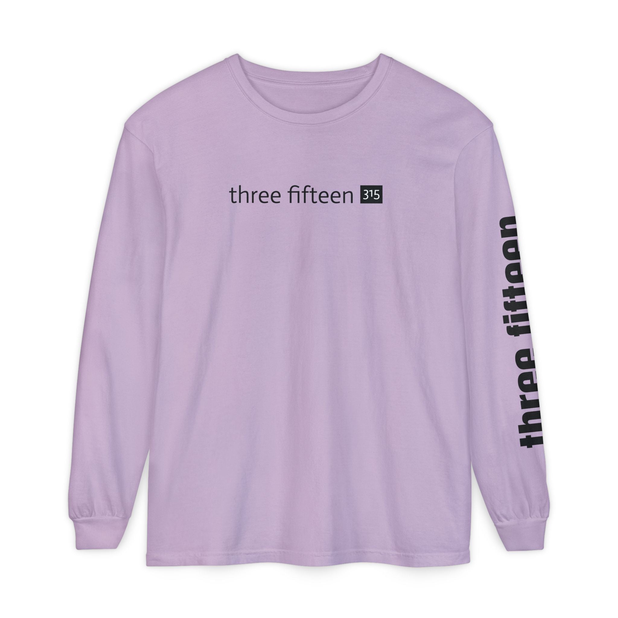 12 - Unisex Long Sleeve T-Shirt -Square 315 Inspirational Casual Wear