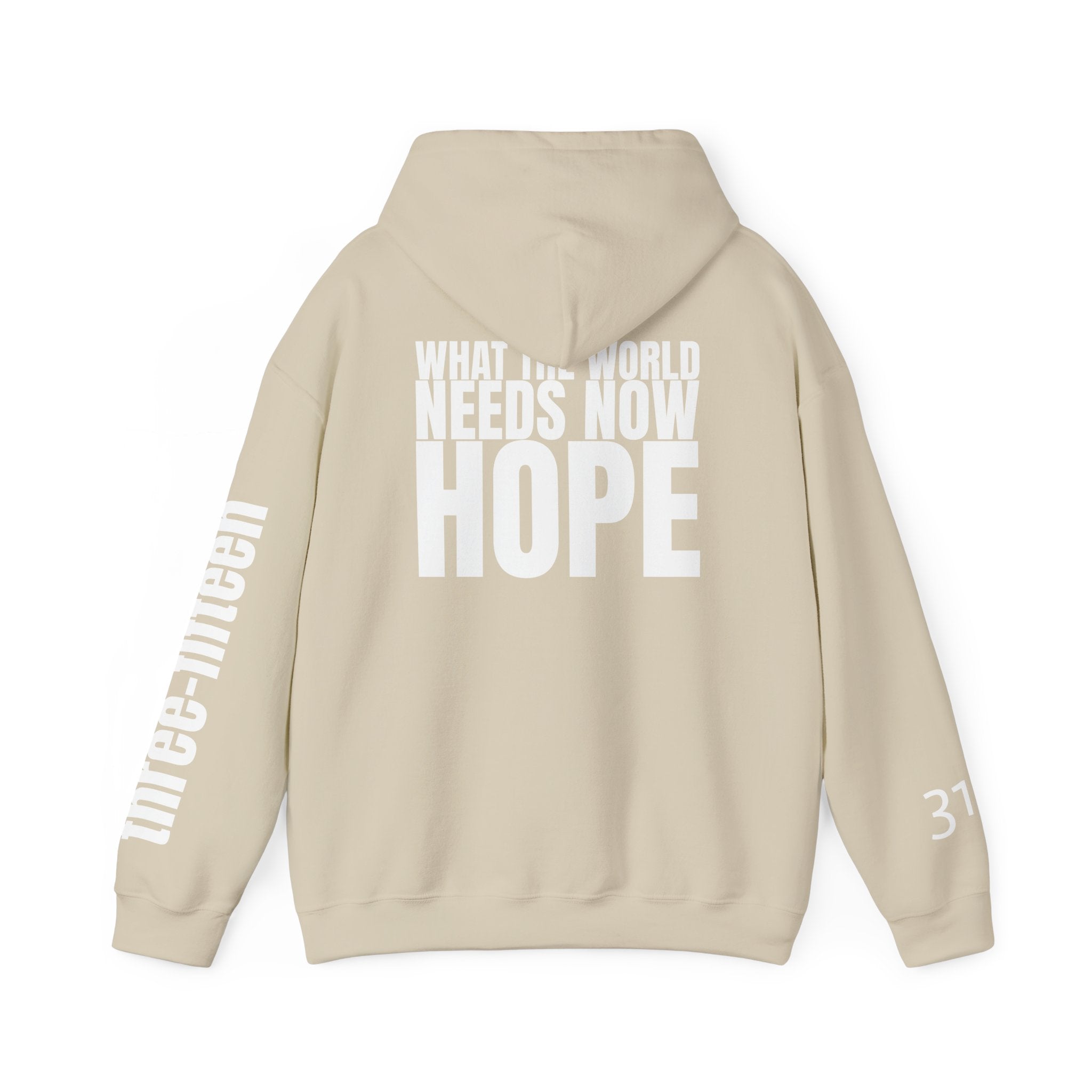 Multi Colors “What the World Needs Now - HOPE”" Inspirational Quote Hoodie - This Isn't The End Of My Story