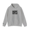 16 - Multi Color - Embroidered Hope Matters - Hoodie — Minimal Black Square Anchor Logo Pullover