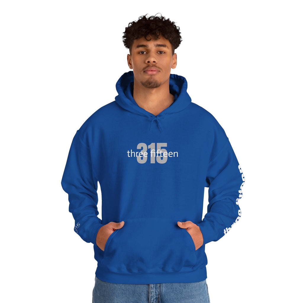 16 - Multi Color Printed Bold 315 Three Fifteen Inspirational Quote Hoodie - This Isn't The End Of My Story