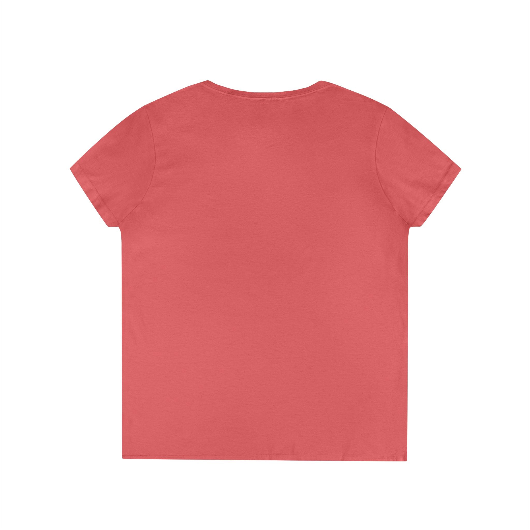 Multi Color Casual V-Neck T-Shirt with Minimalist Design 315