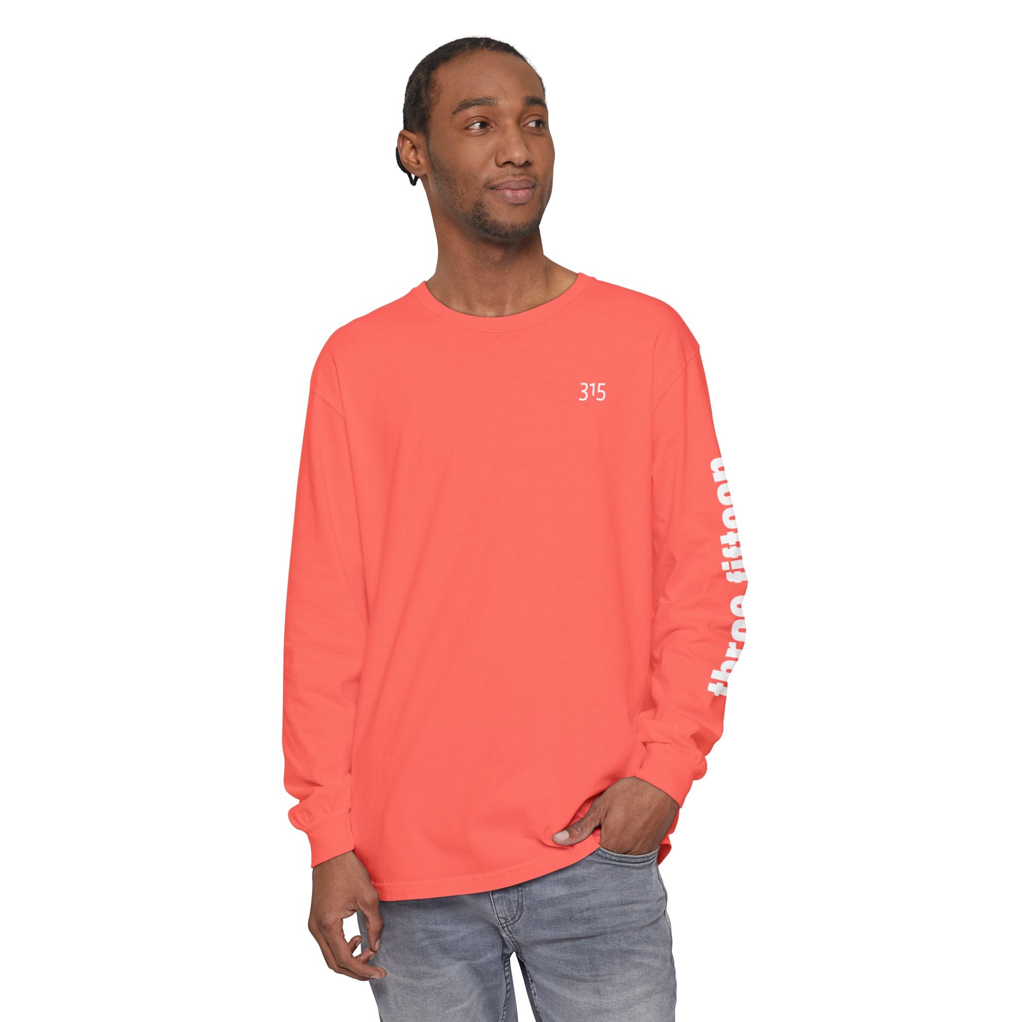12 - 315 Three Fifteen Multi Color Unisex Long Sleeve T-Shirt - Inspirational Casual Wear