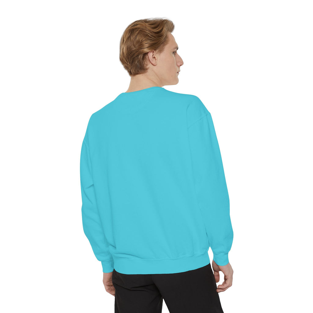15 - Multi Color Hope Matters Embroidered Minimalist Logo Sweatshirt — White Crewneck Casual Pullover