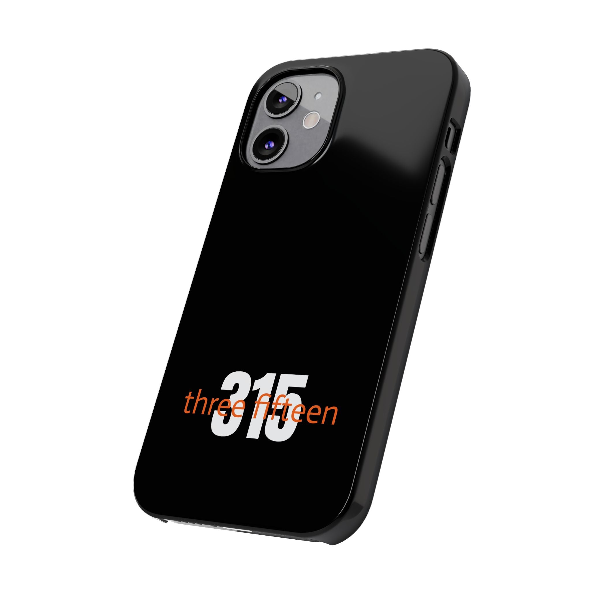 36 - Phone case 315 Slim Phone Case — Motivational Black Protective Cover