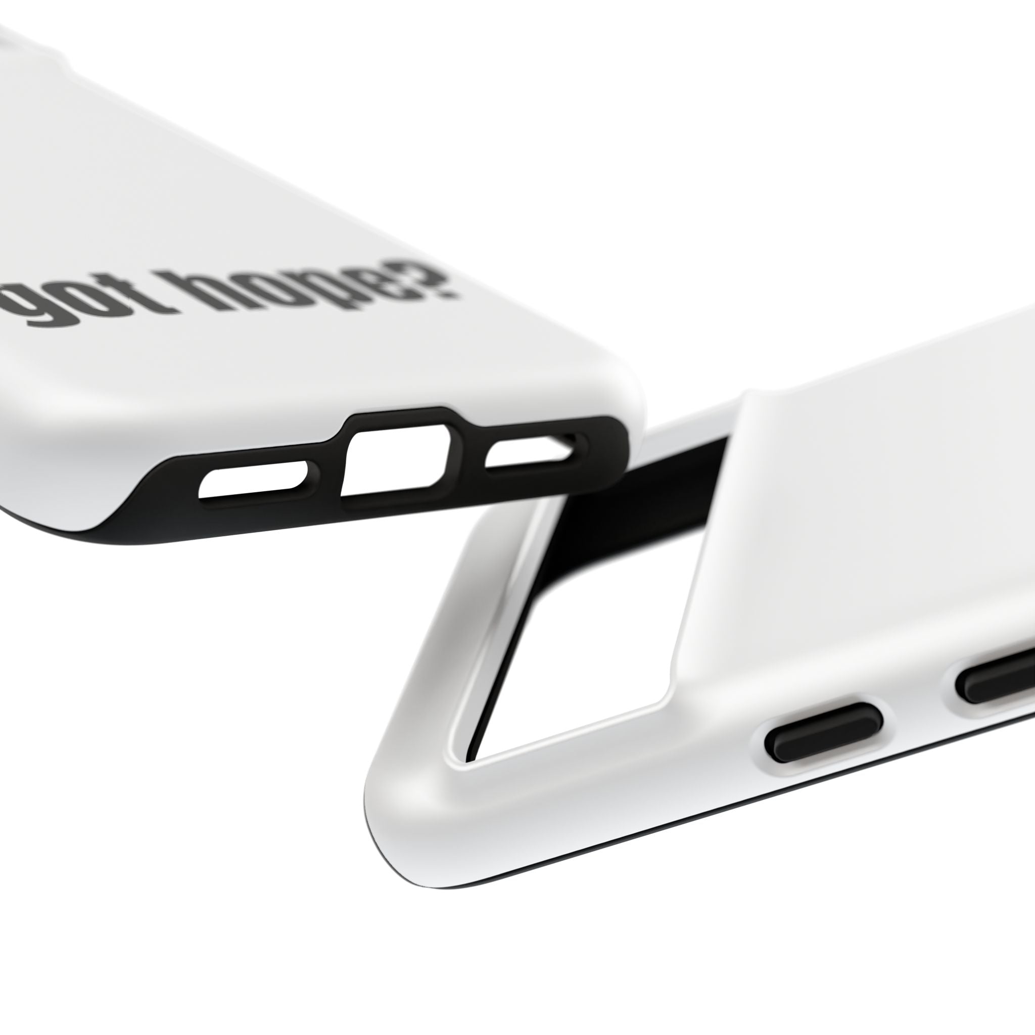 Phone Case — "got hope?" Minimalist Inspirational Protective Cover