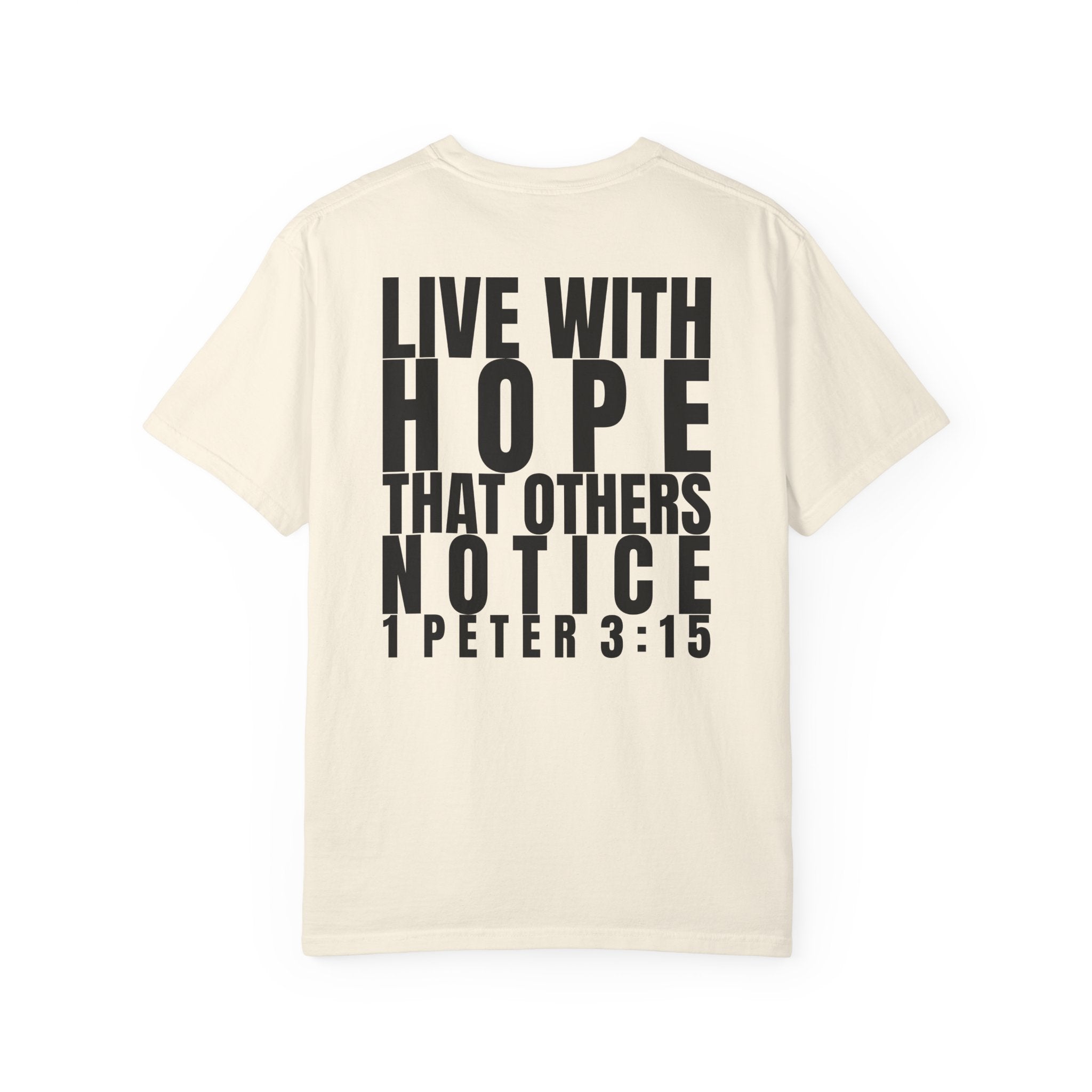 315 Multi Colors 315   “Live with Hope” Graphic T-Shirt