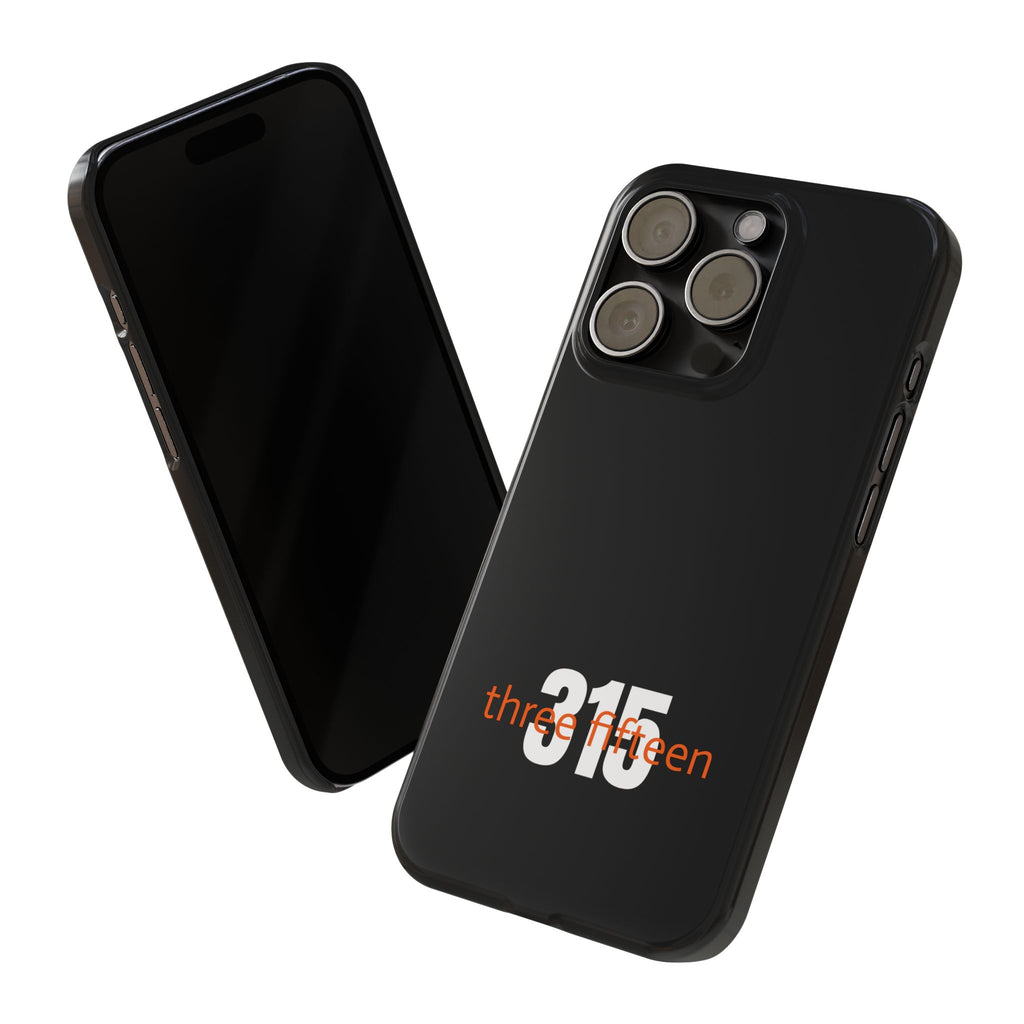 36 - Phone case 315 Slim Phone Case — Motivational Black Protective Cover