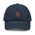 3 - Hat Distressed Embroidered TF Three Fifteen Dad Hat - Casual Chic Accessory