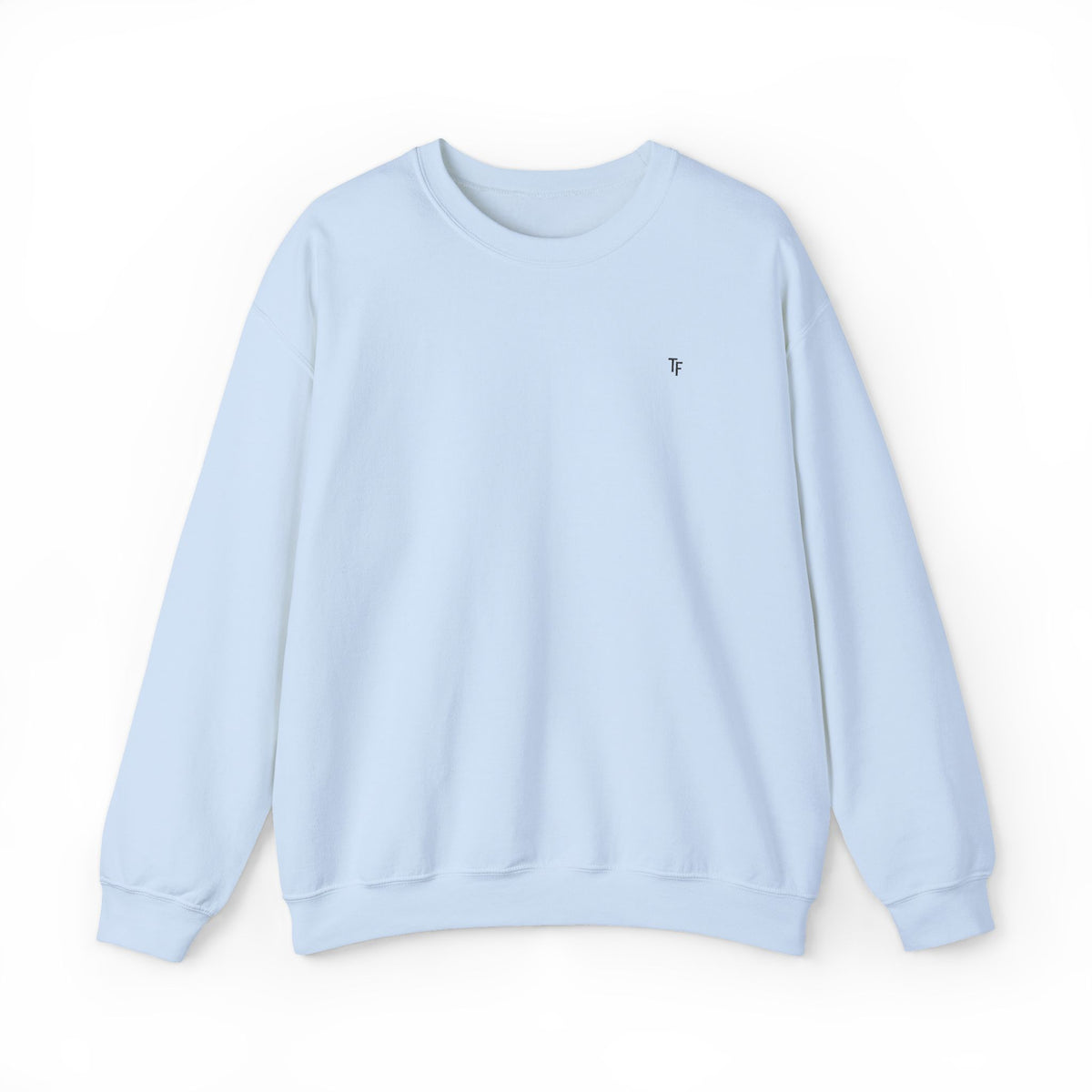 15 - TF Three Fifteen Embroidered Crewneck Sweatshirt — Minimal Graphic Pullover