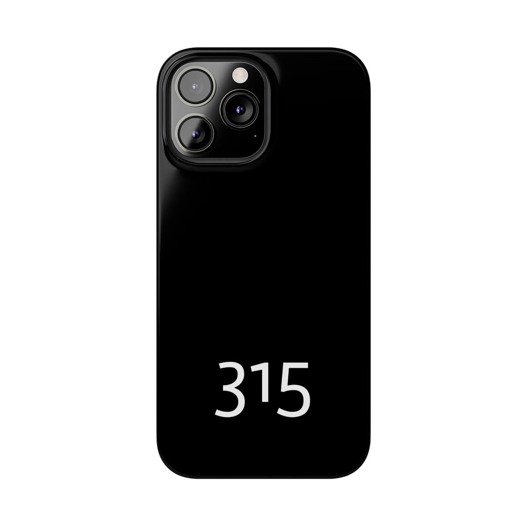 36 - Phone case 315 Slim Phone Case — Motivational Black Protective Cover