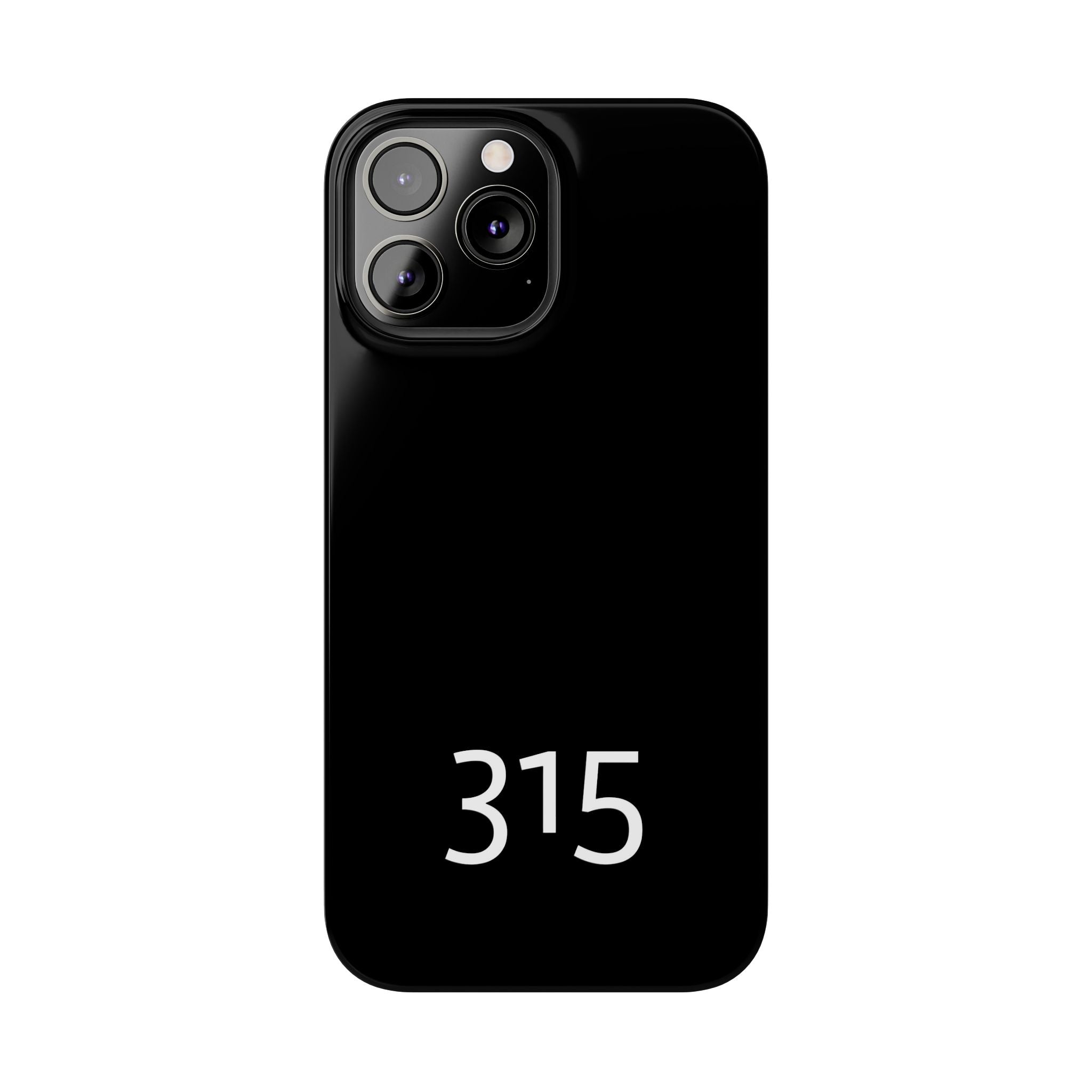 36 - Phone case 315 Slim Phone Case — Motivational Black Protective Cover