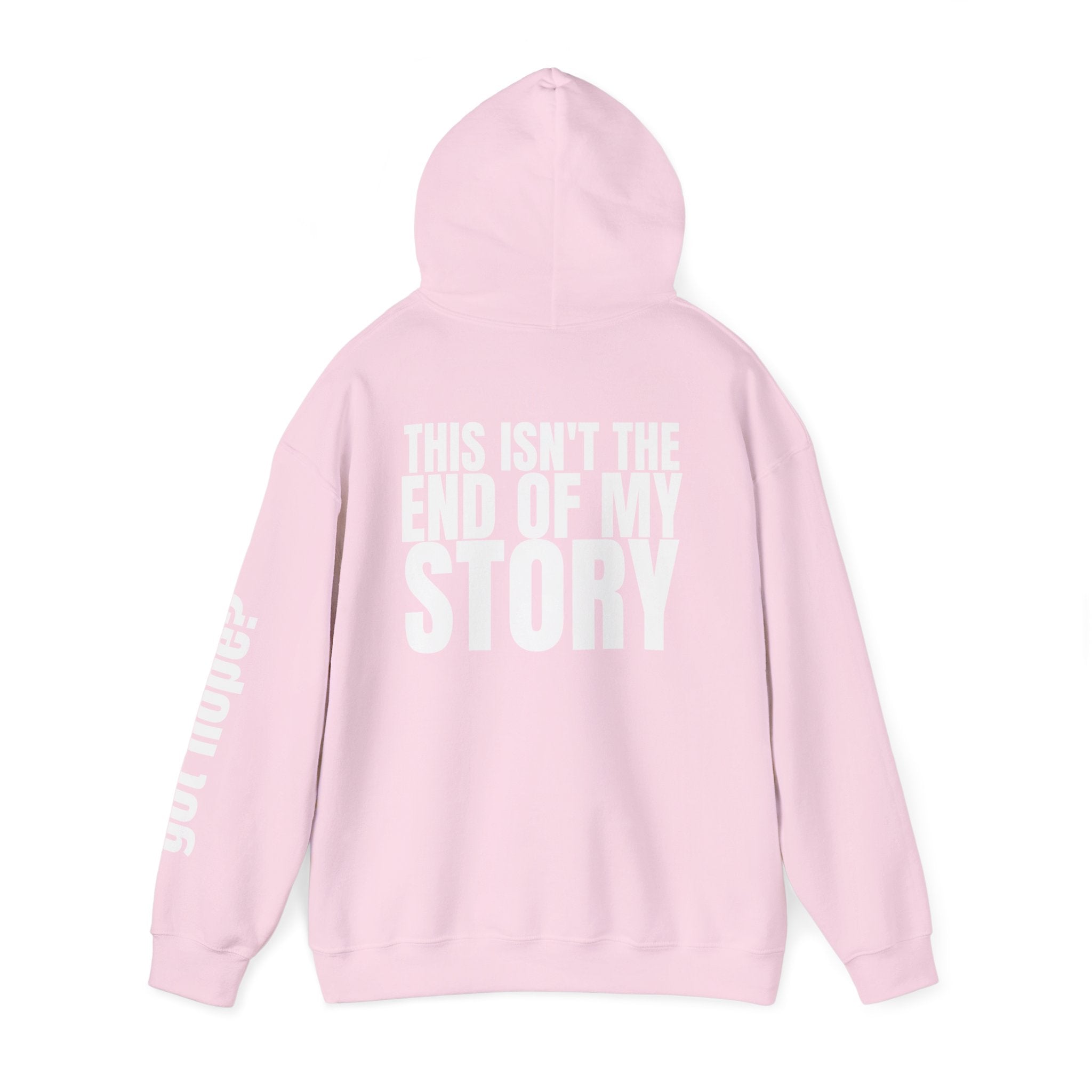 Multi Colors "This Isn't the End of My Story" Inspirational Quote Hoodie - This Isn't The End Of My Story