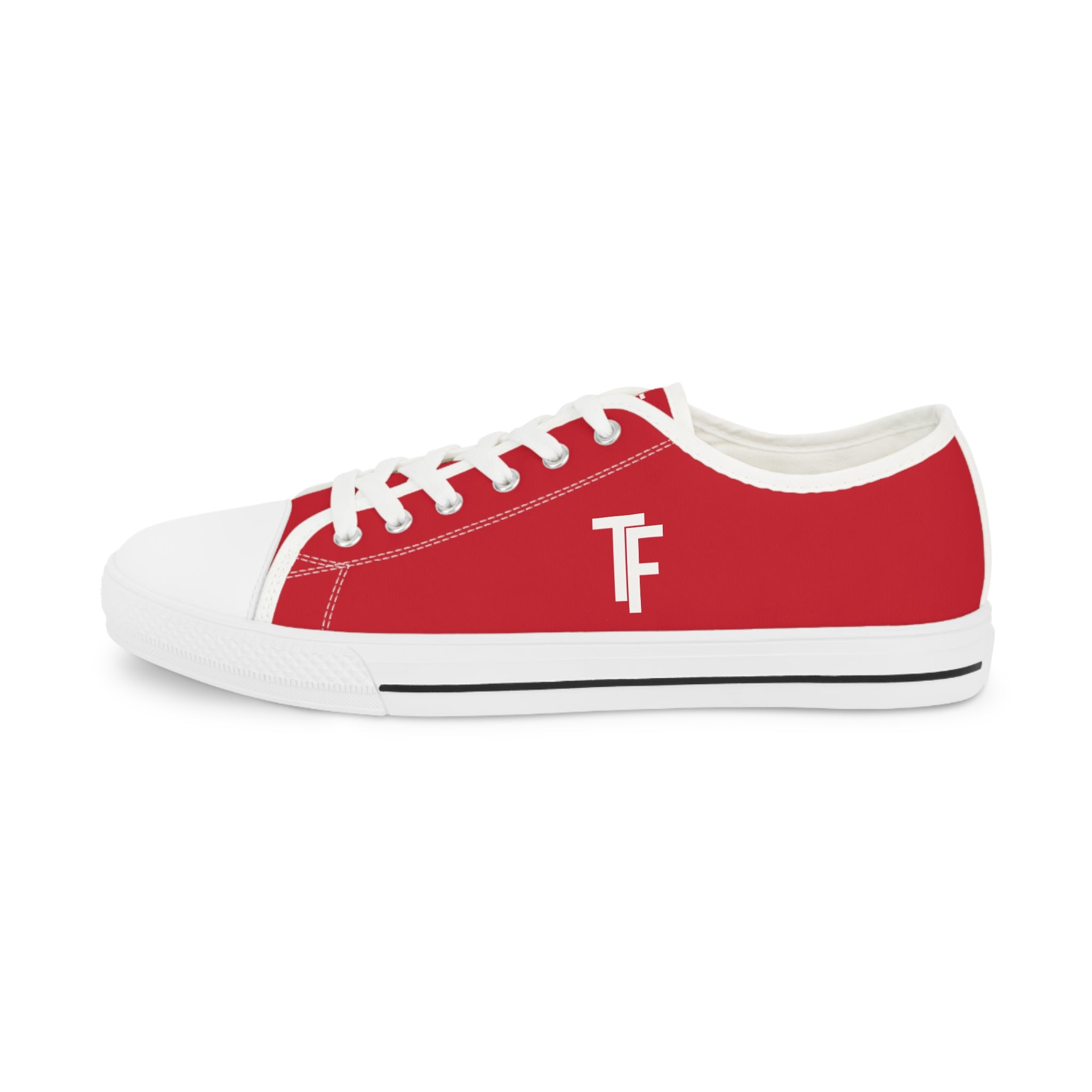 31 - Men's Low Top Sneakers TF — Minimal Grey Canvas Shoes with '315' Side Graphic