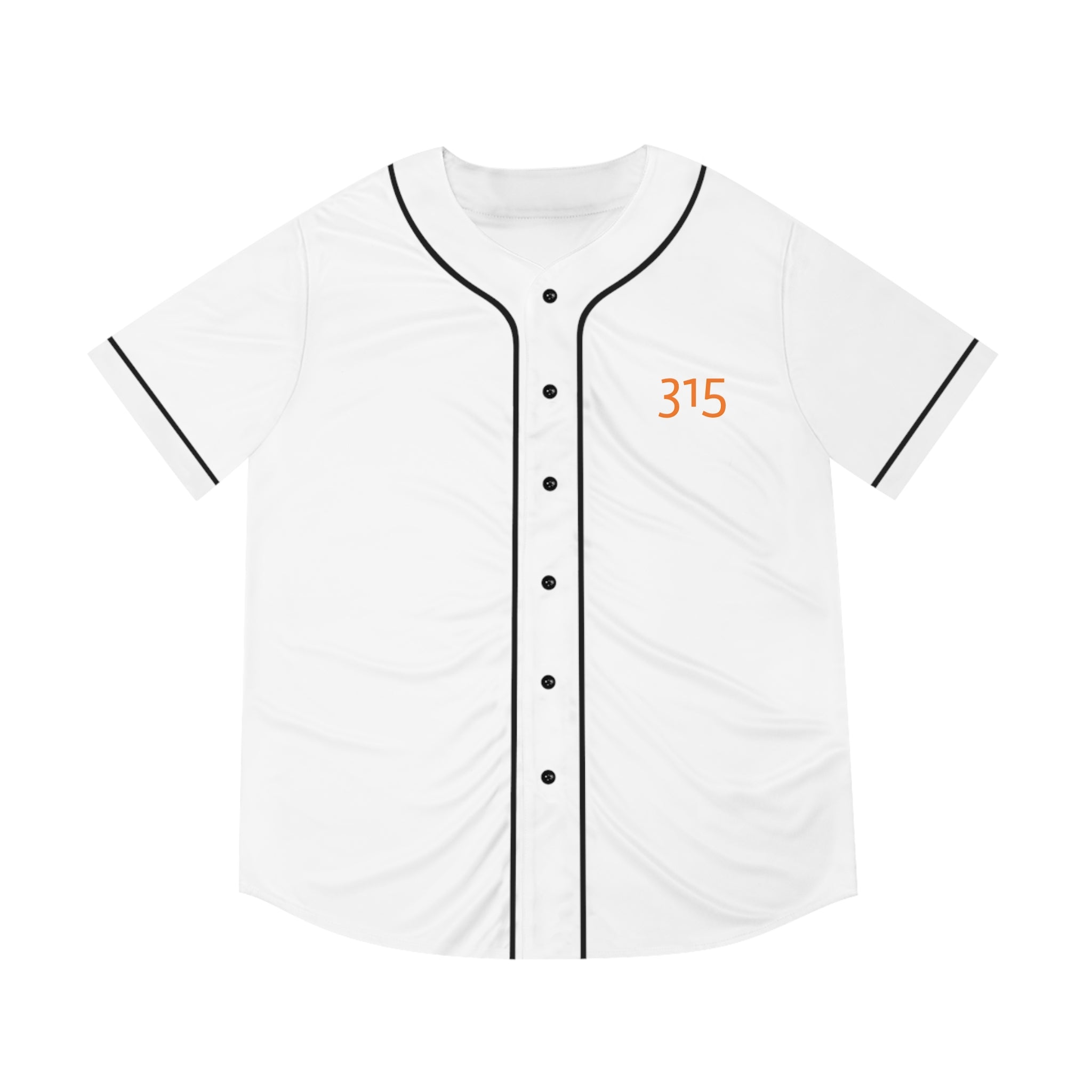 Three-Fifteen Stylish Men's Baseball Jersey with Custom Number 315