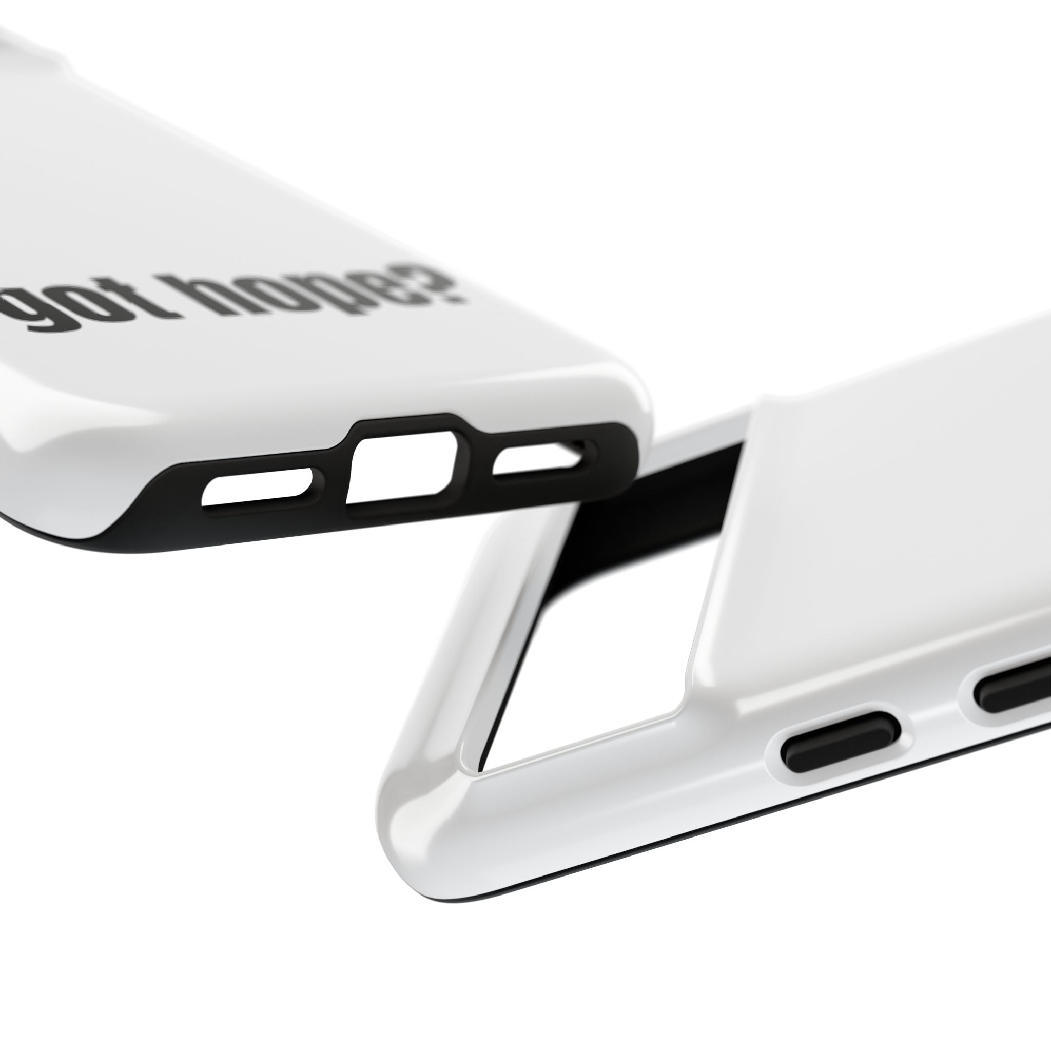 Phone Case — "got hope?" Minimalist Inspirational Protective Cover
