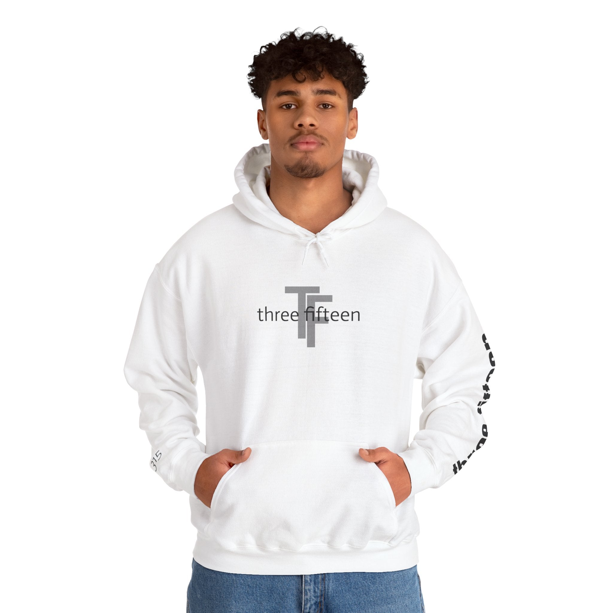 16 - Multi Color Printed Three-Fifteen Inspirational Quote Hoodie - This Isn't The End Of My Story