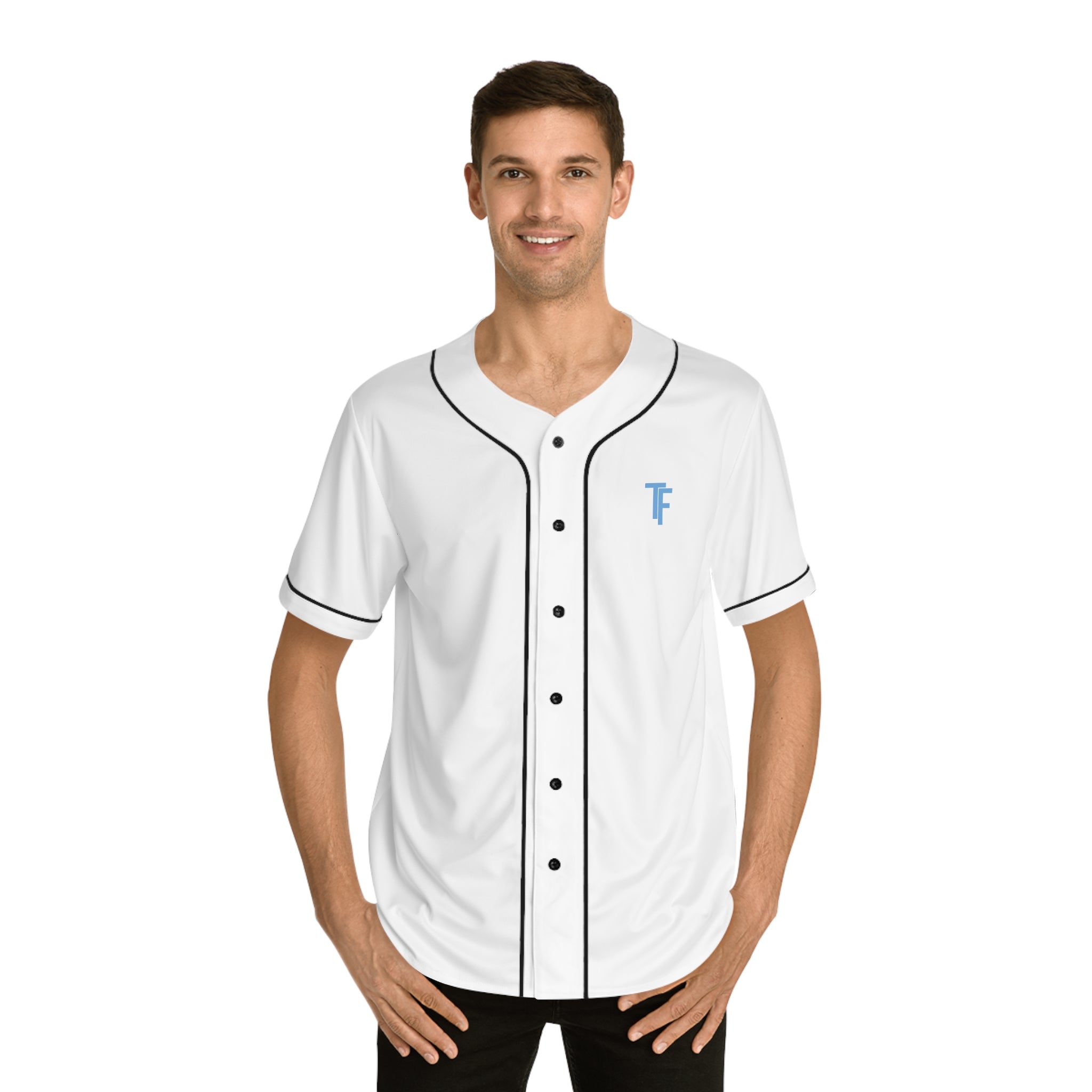 112 - TF Stylish Men's Baseball Jersey with Custom Number 315