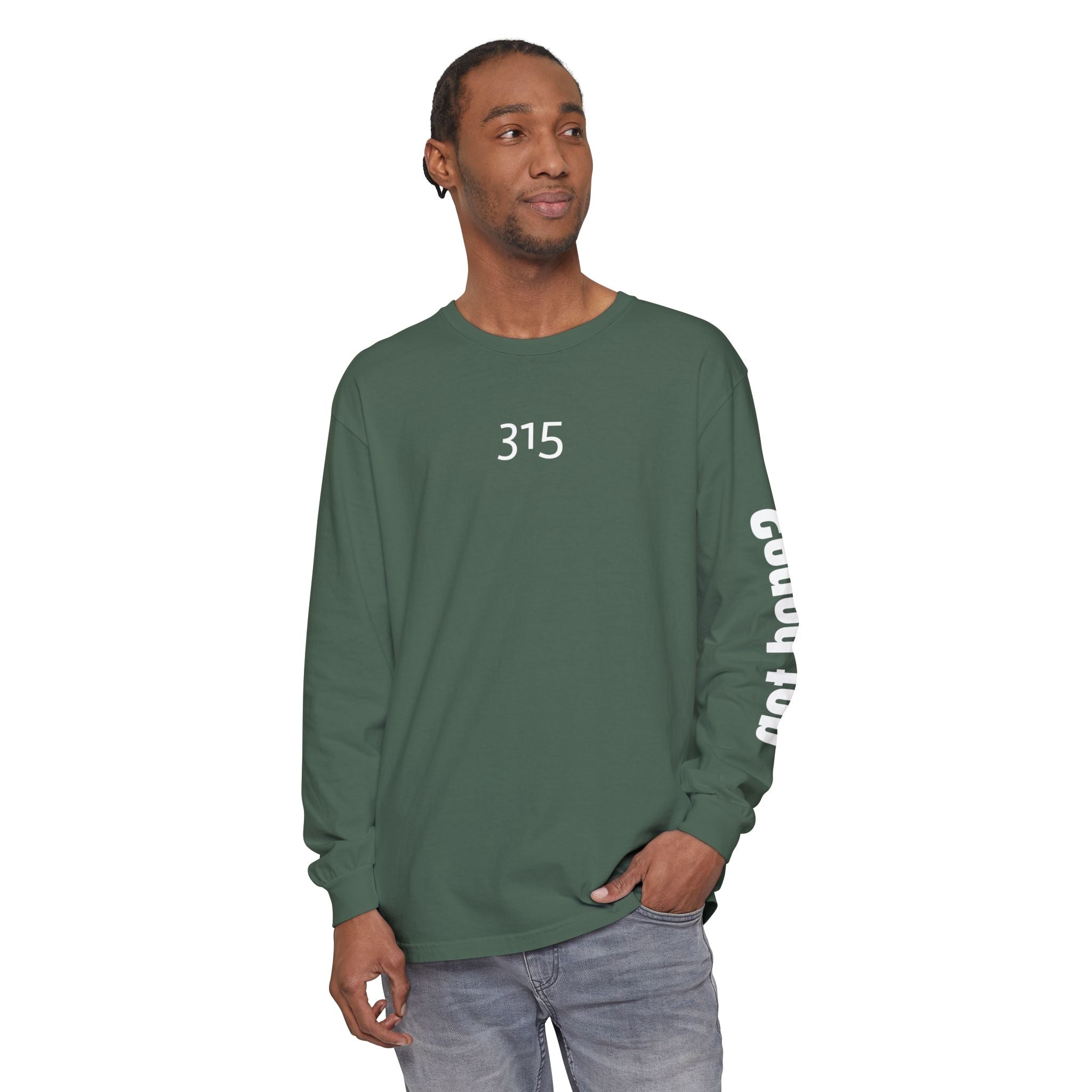 315 A Helping Hand Unisex Long Sleeve T-Shirt - Inspirational Casual Wear