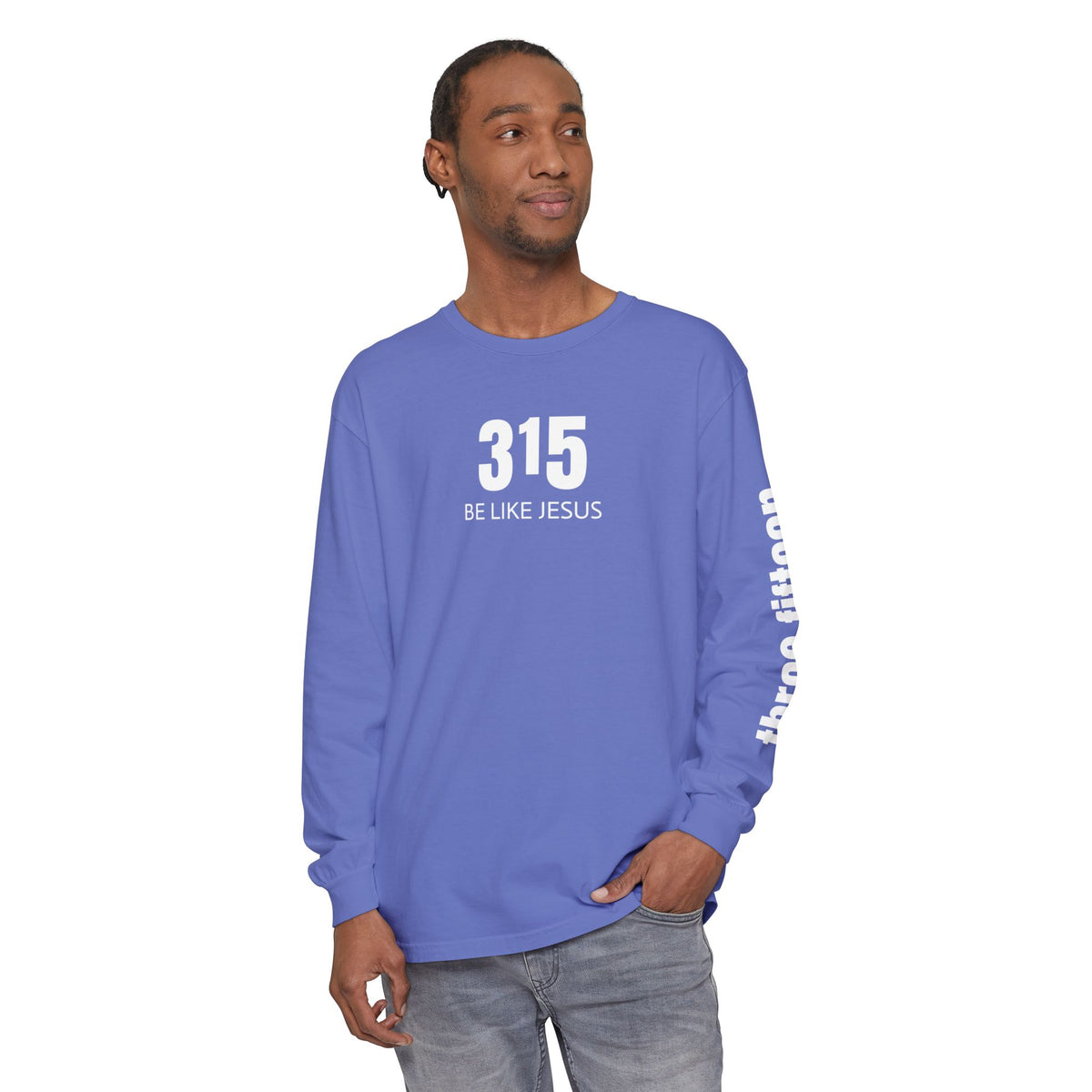 12 - Unisex Long Sleeve T-Shirt - Be Like Jesus Inspirational Casual Wear