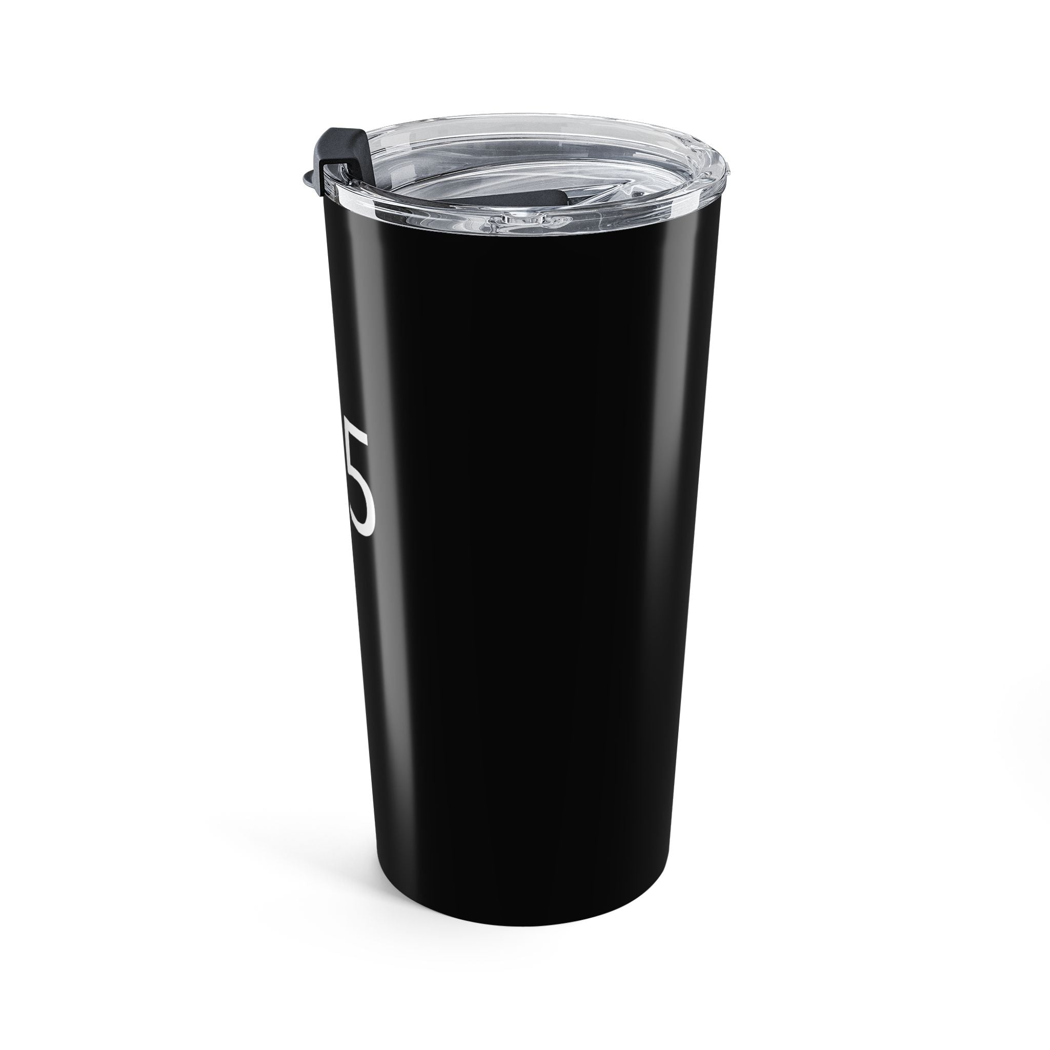 315 Black 20oz Insulated Tumbler – Minimalist Number Design