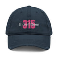3 - Hat Distressed Embroidered Bold 315 Dad Hat - Casual Chic Accessory