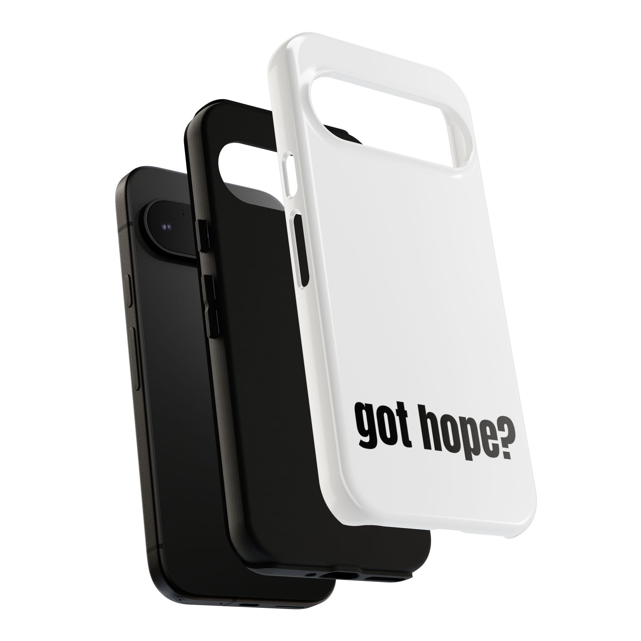 Phone Case — "got hope?" Minimalist Inspirational Protective Cover