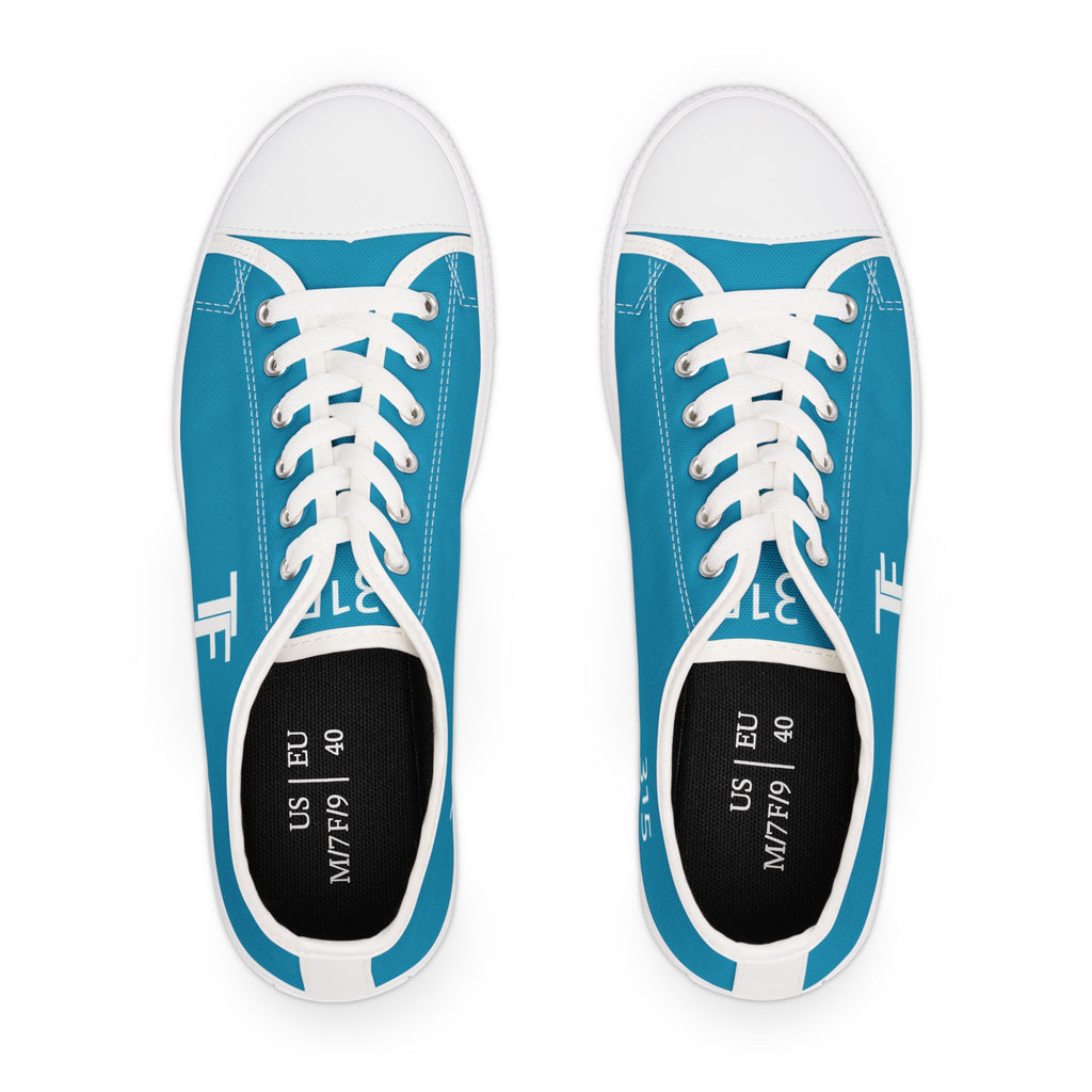 31 - Women's Low Top Sneakers TF — Minimal Grey Canvas Shoes with '315' Side Print