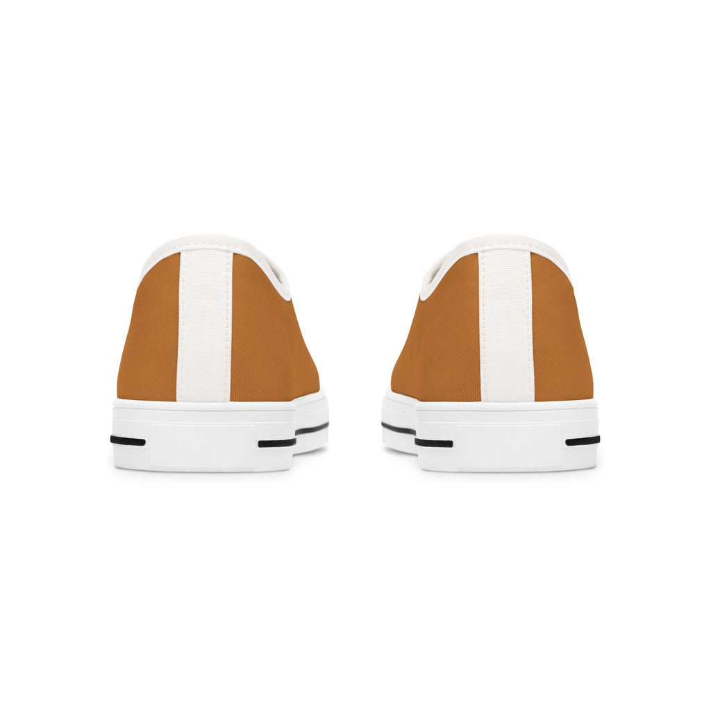 31 - Women's Low Top Sneakers — Minimal White Canvas Shoes with '315' Side Print