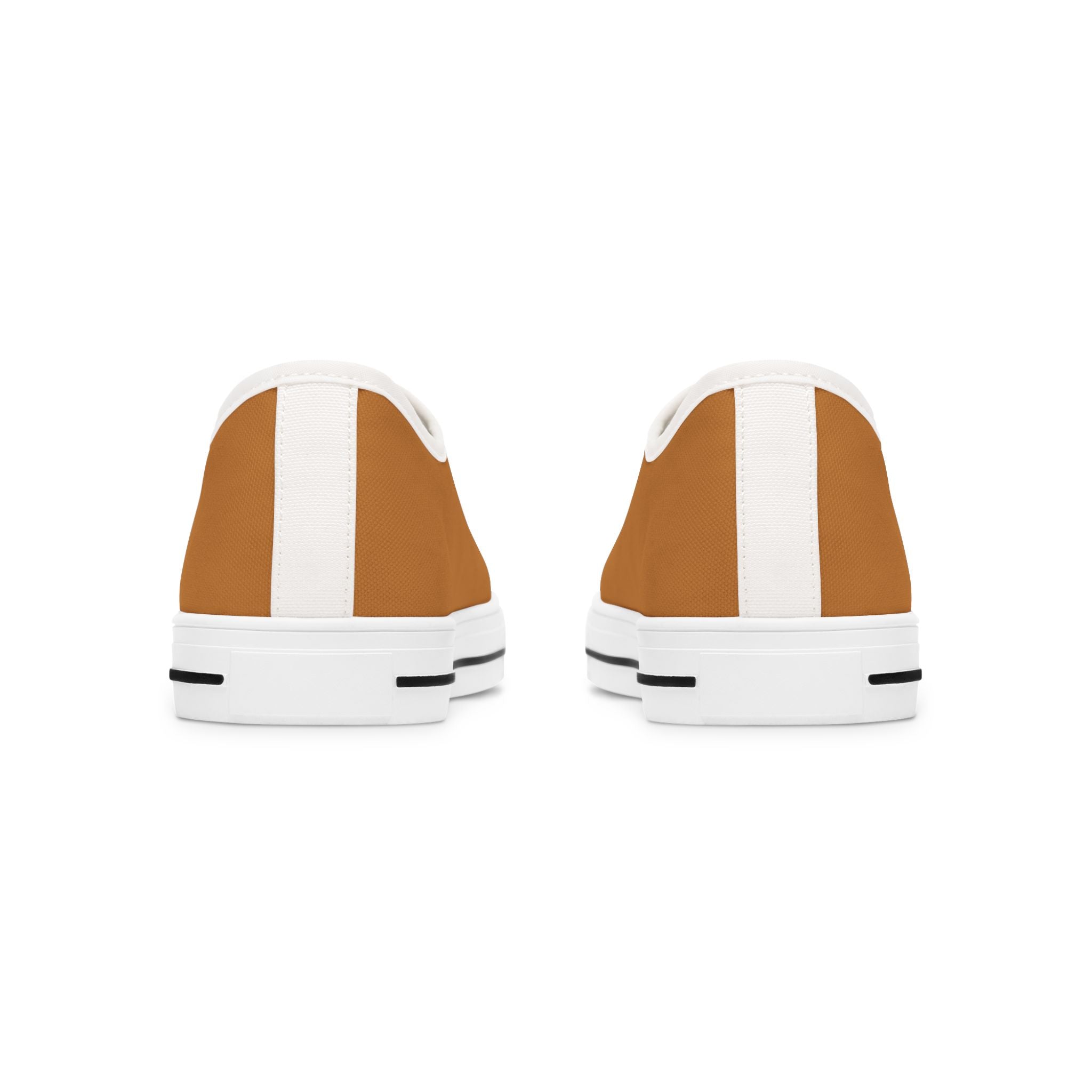 31 - Women's Low Top Sneakers — Minimal White Canvas Shoes with '315' Side Print