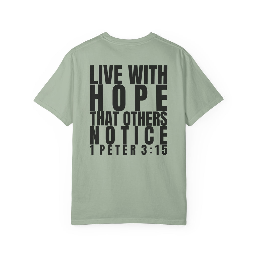 315 Multi Colors 315   “Live with Hope” Graphic T-Shirt