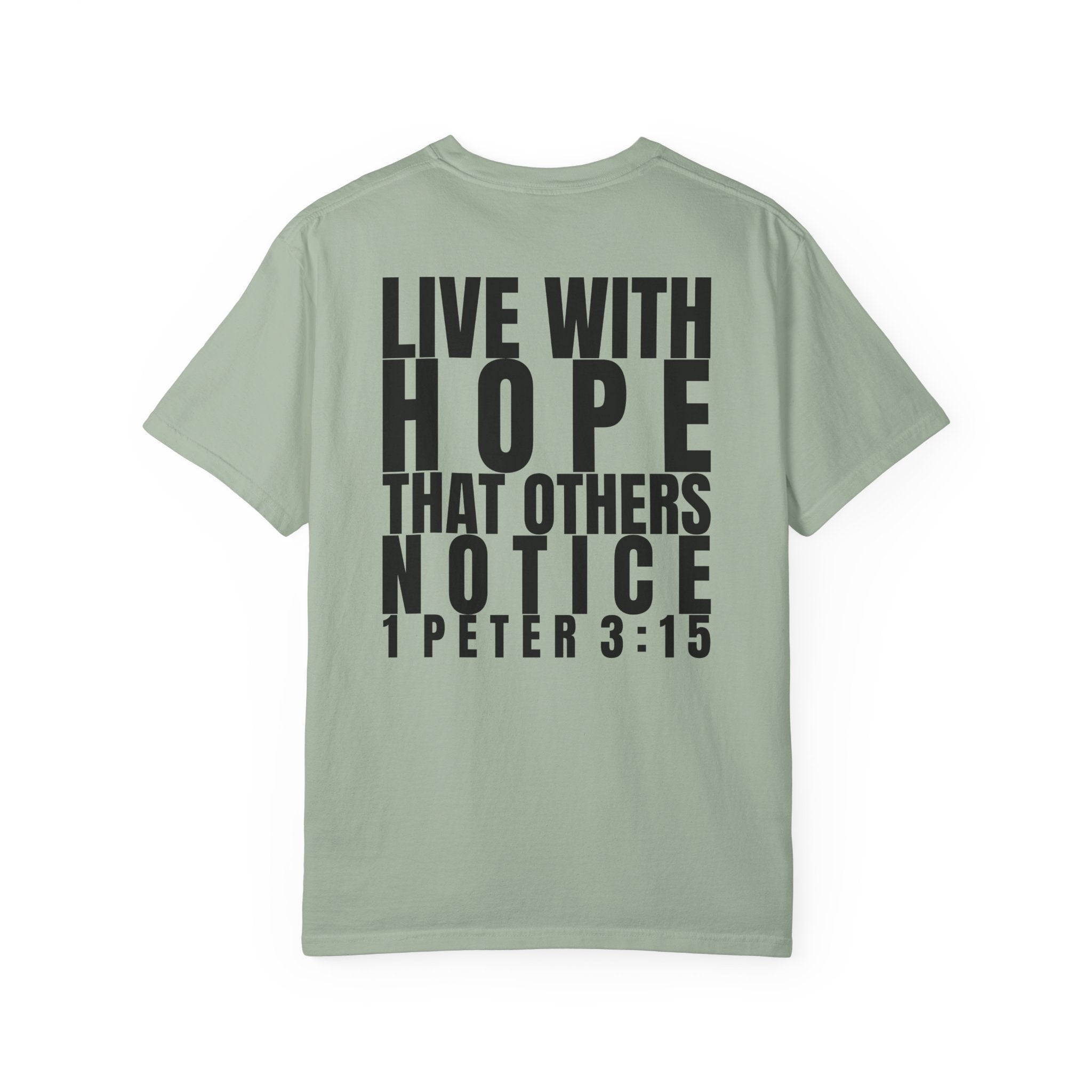 315 Multi Colors 315   “Live with Hope” Graphic T-Shirt