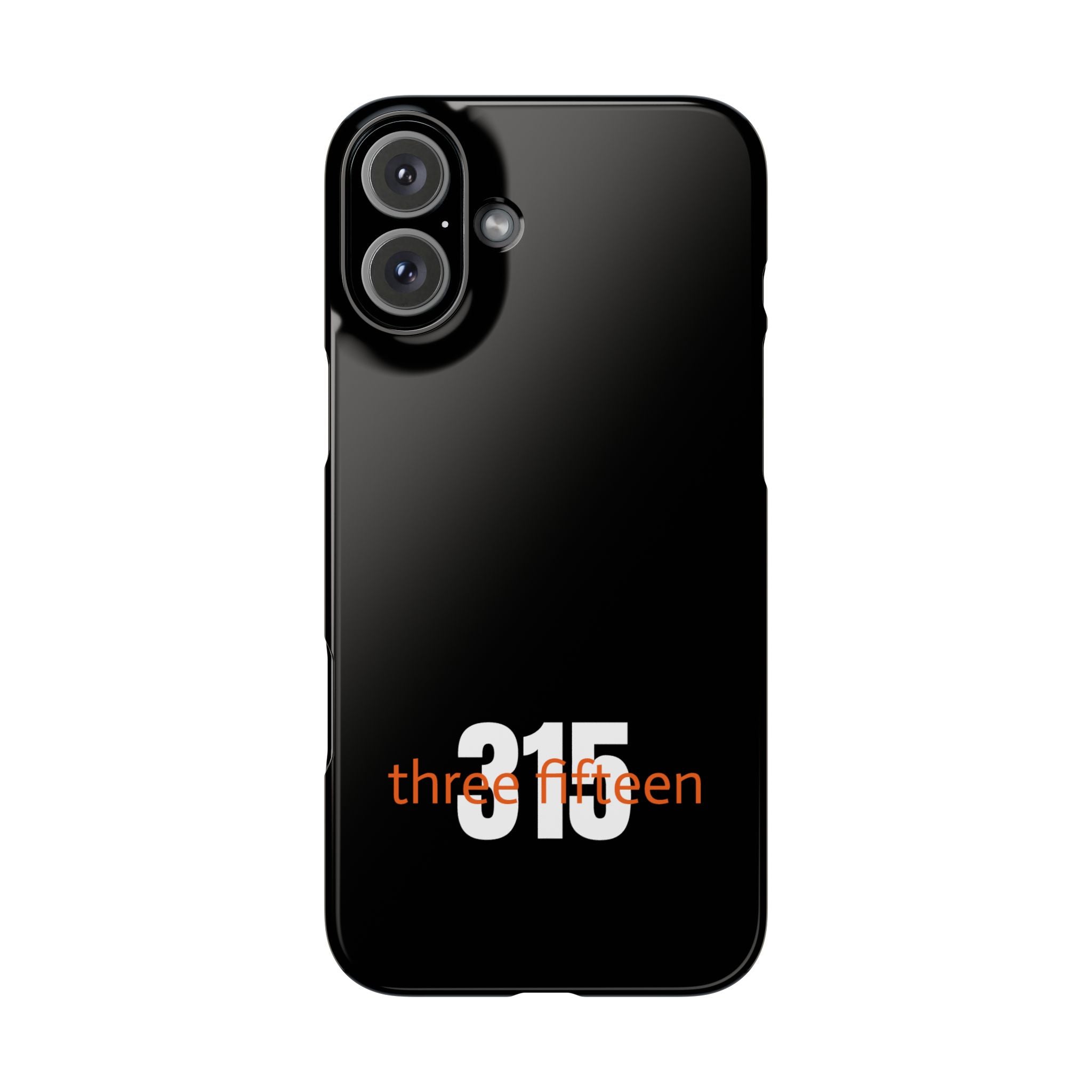 36 - Phone case 315 Slim Phone Case — Motivational Black Protective Cover