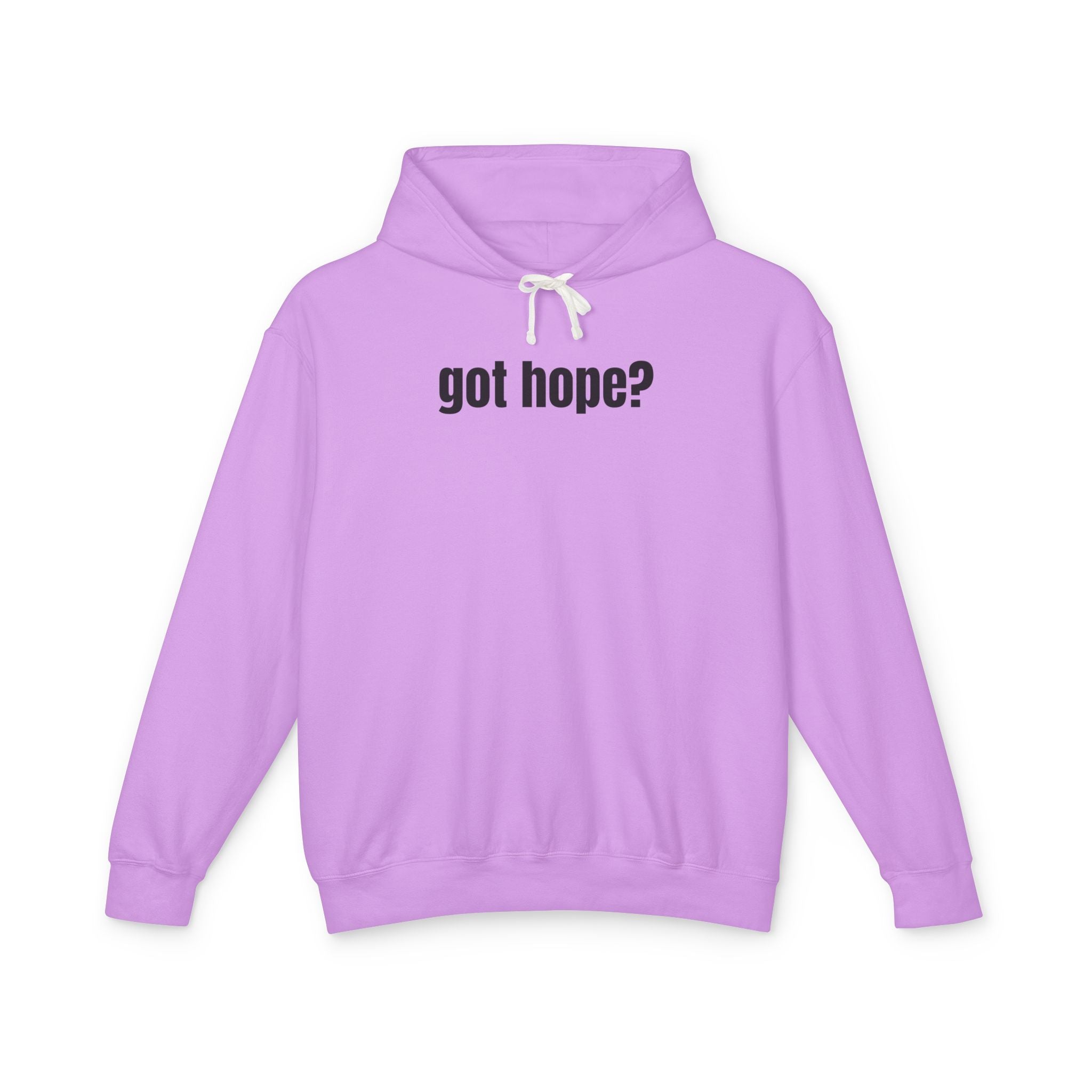 16 - Got Hope? Hoodie — Comfort Colors Minimalist Inspirational Pullover