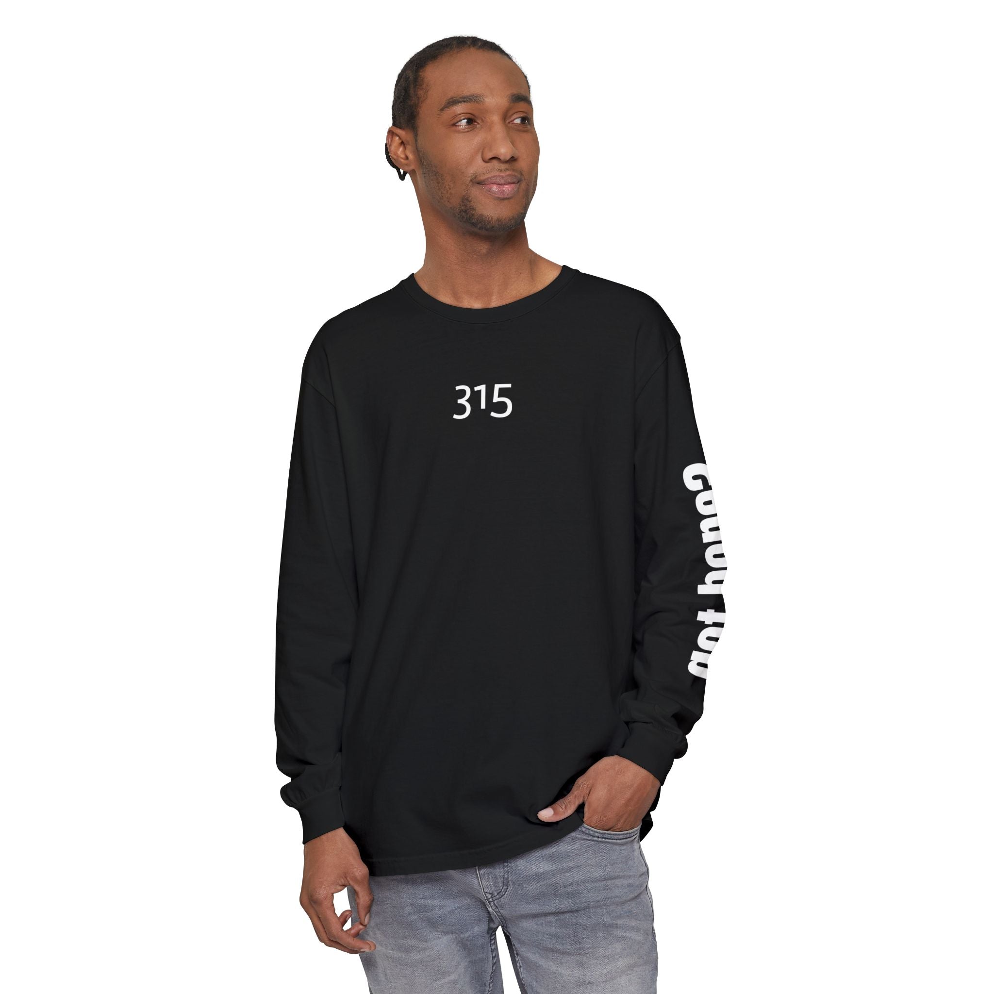 315 A Helping Hand Unisex Long Sleeve T-Shirt - Inspirational Casual Wear