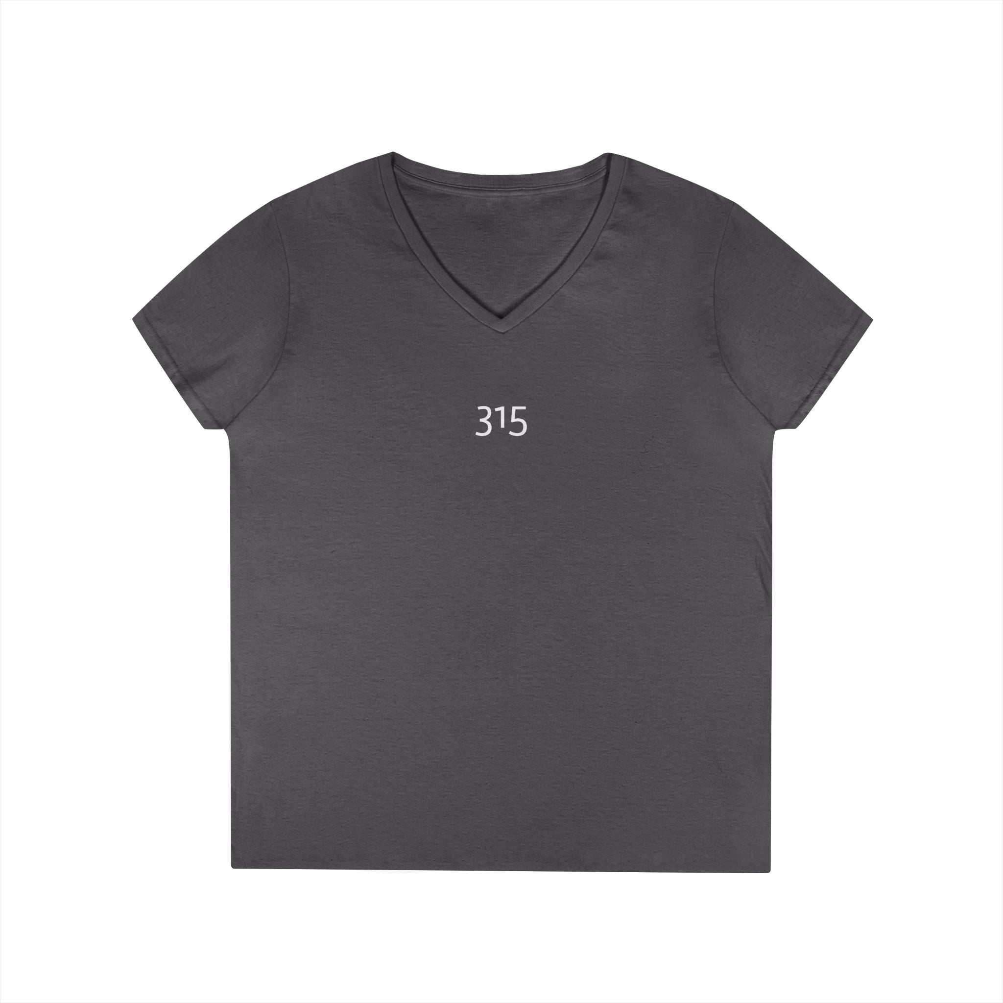 Multi Color Casual V-Neck T-Shirt with Minimalist Design 315