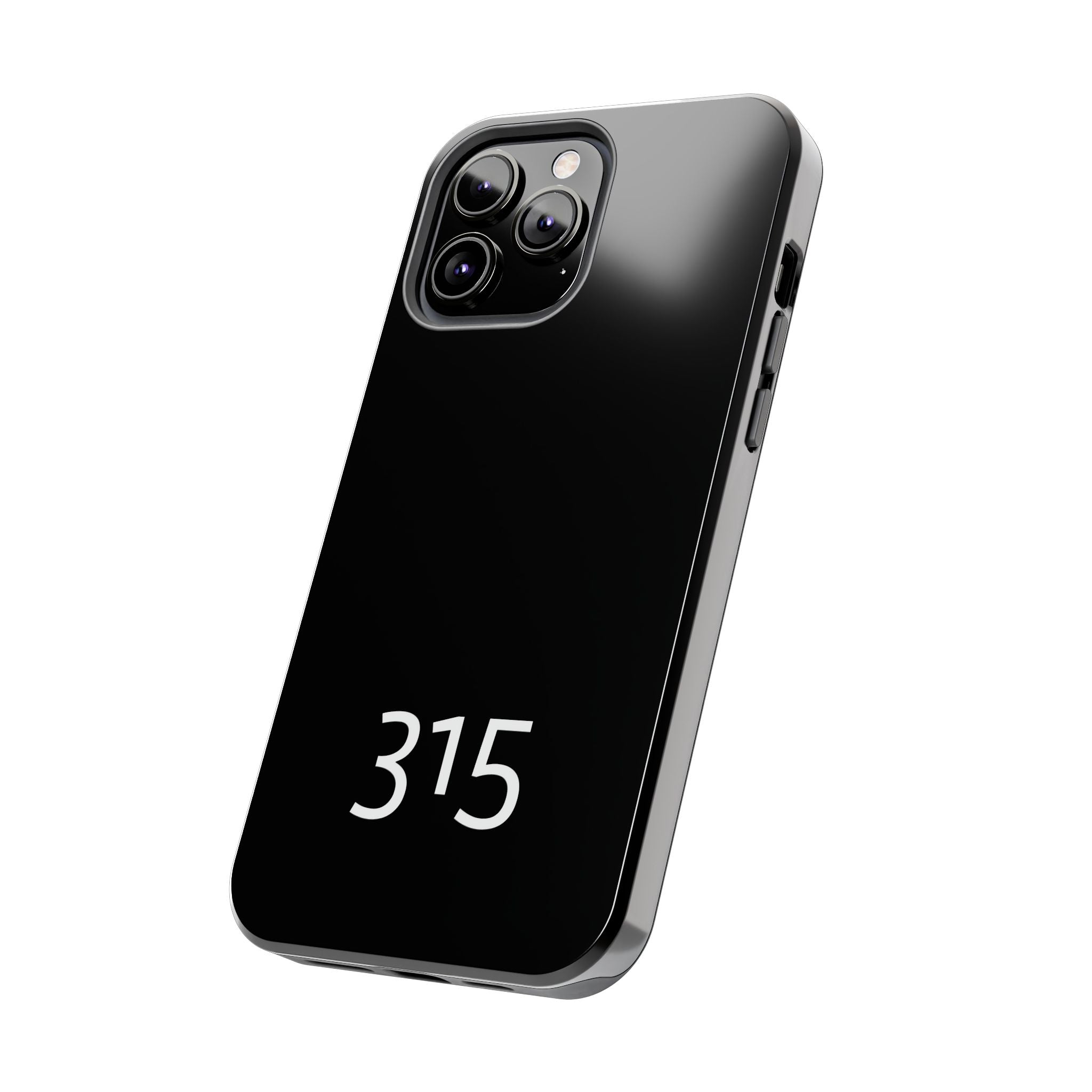 36 - Phone case 315 Tough Phone Case — Motivational Black Protective Cover