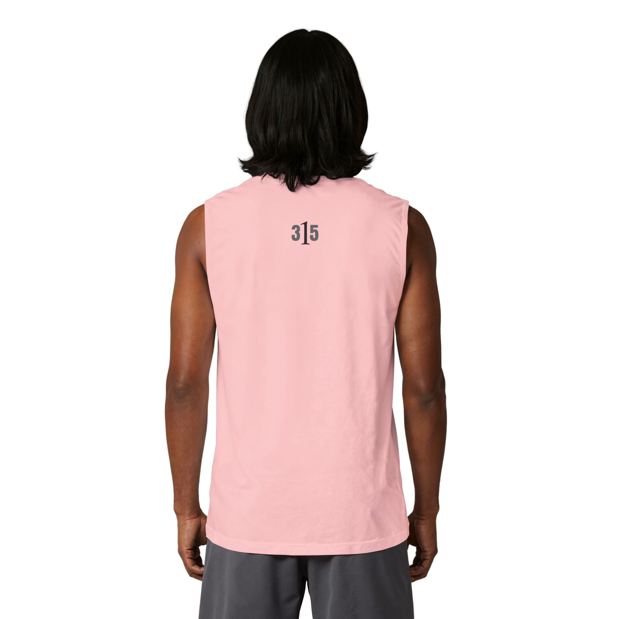 1131 - Muscle Tank — 'the 315' Minimalist Fitness Graphic Tank Top