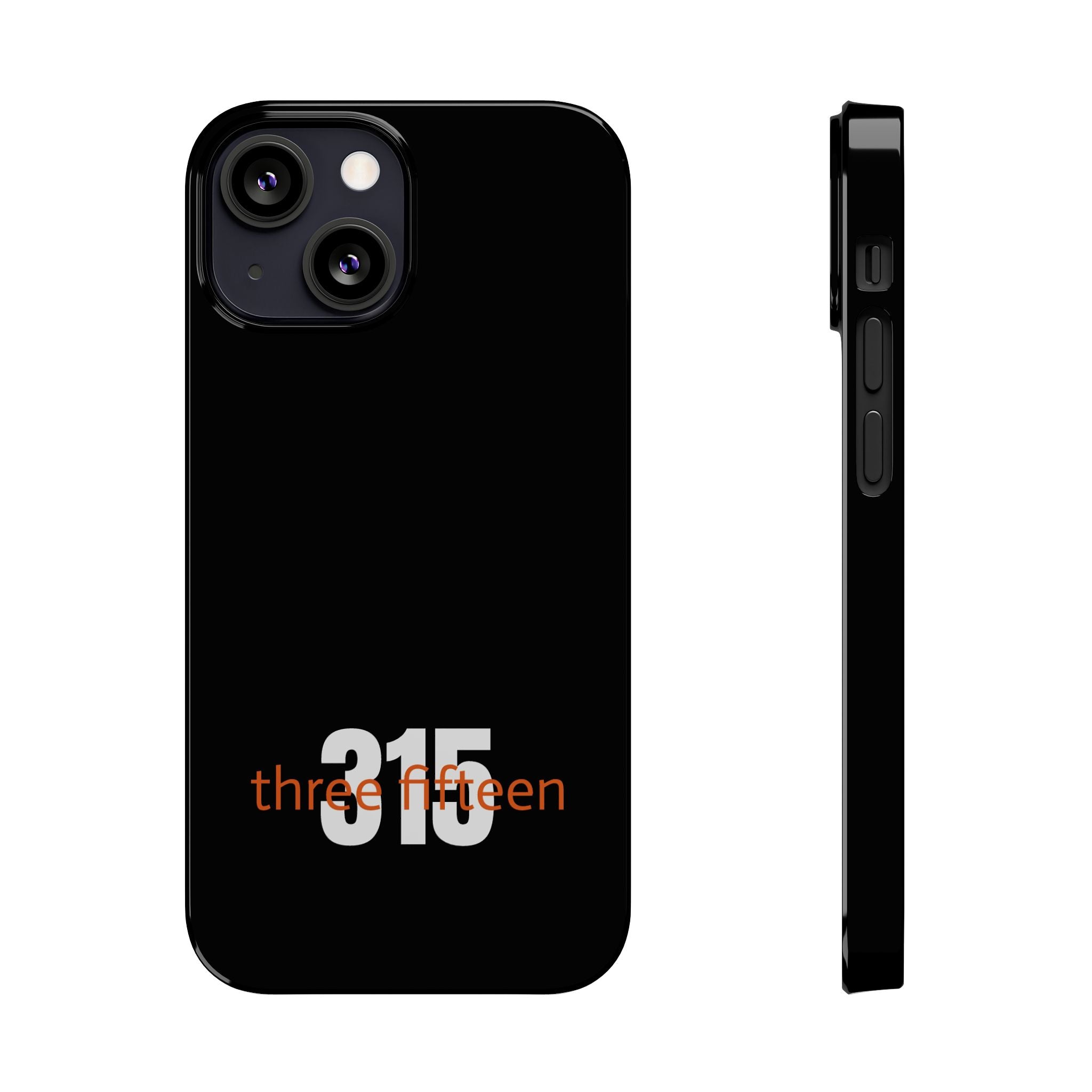 36 - Phone case 315 Slim Phone Case — Motivational Black Protective Cover