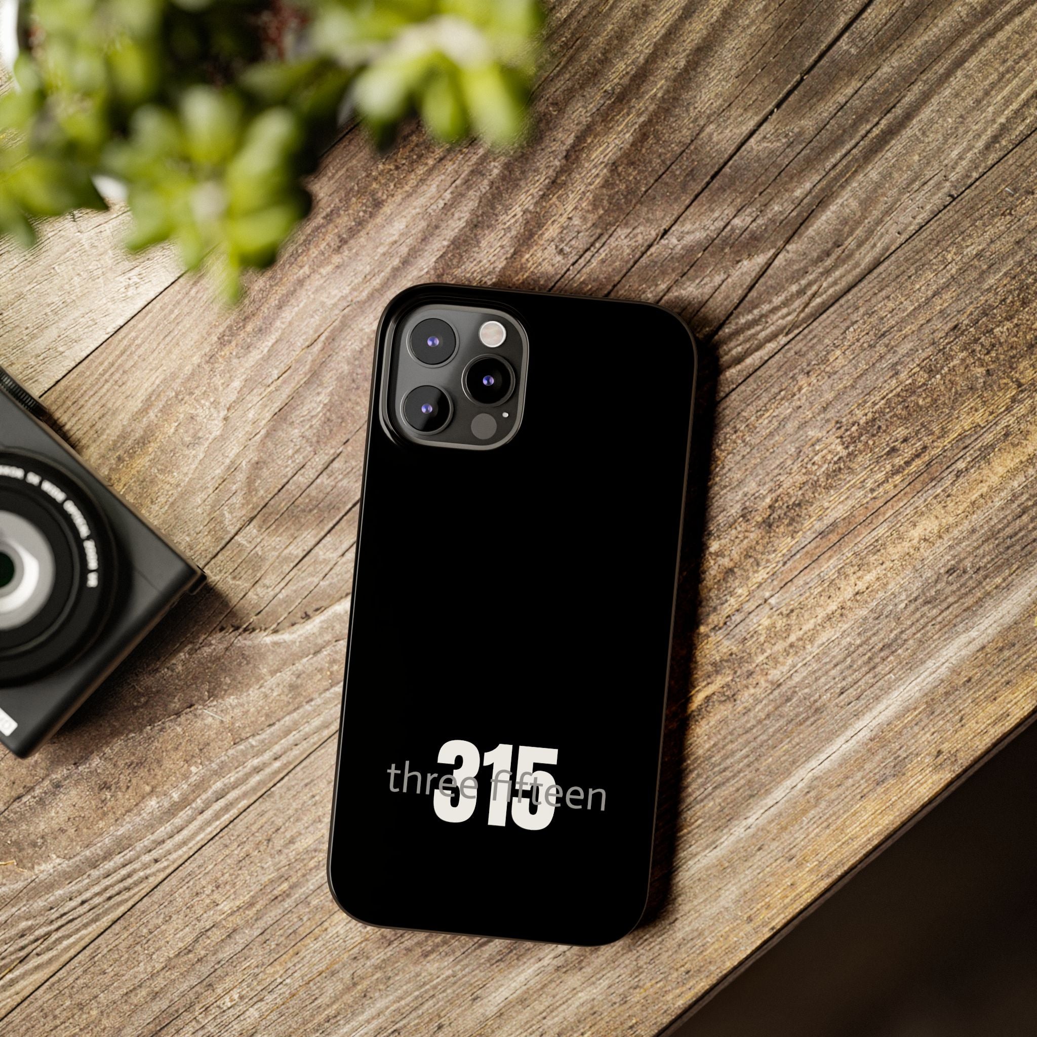 Copy of 36 - Phone case 315 Slim Phone Case — Motivational Black Protective Cover