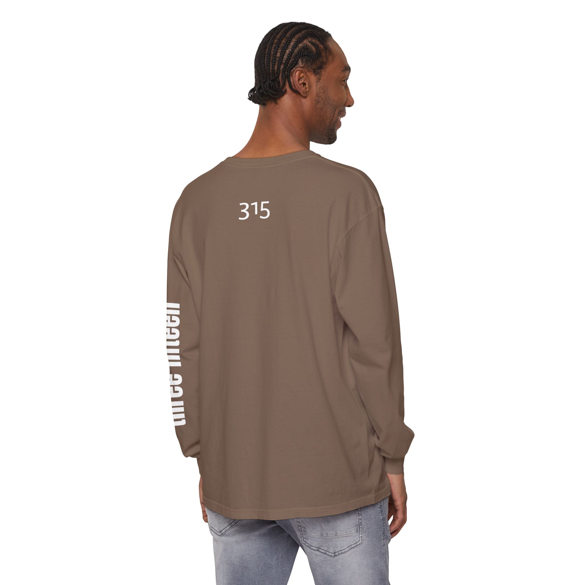 12 - 315 Three Fifteen Multi Color Unisex Long Sleeve T-Shirt - Inspirational Casual Wear