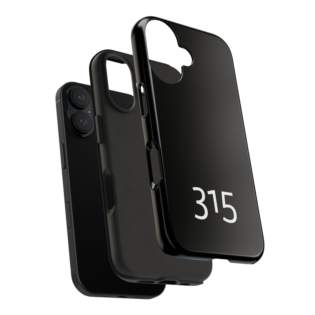 36 - Phone case 315 Tough Phone Case — Motivational Black Protective Cover