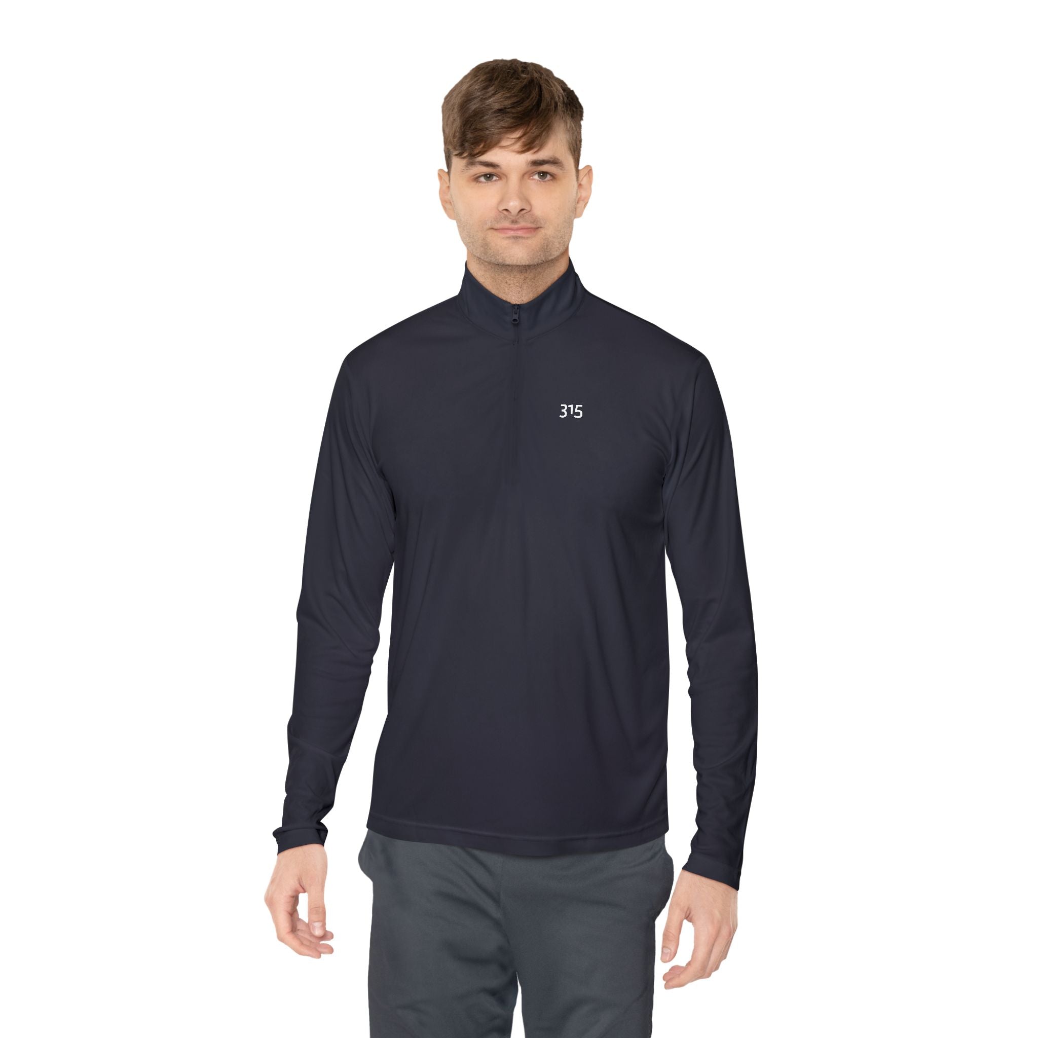 Multi Color Unisex Quarter-Zip Pullover with 315 Design – Stylish Comfort for Every Occasion